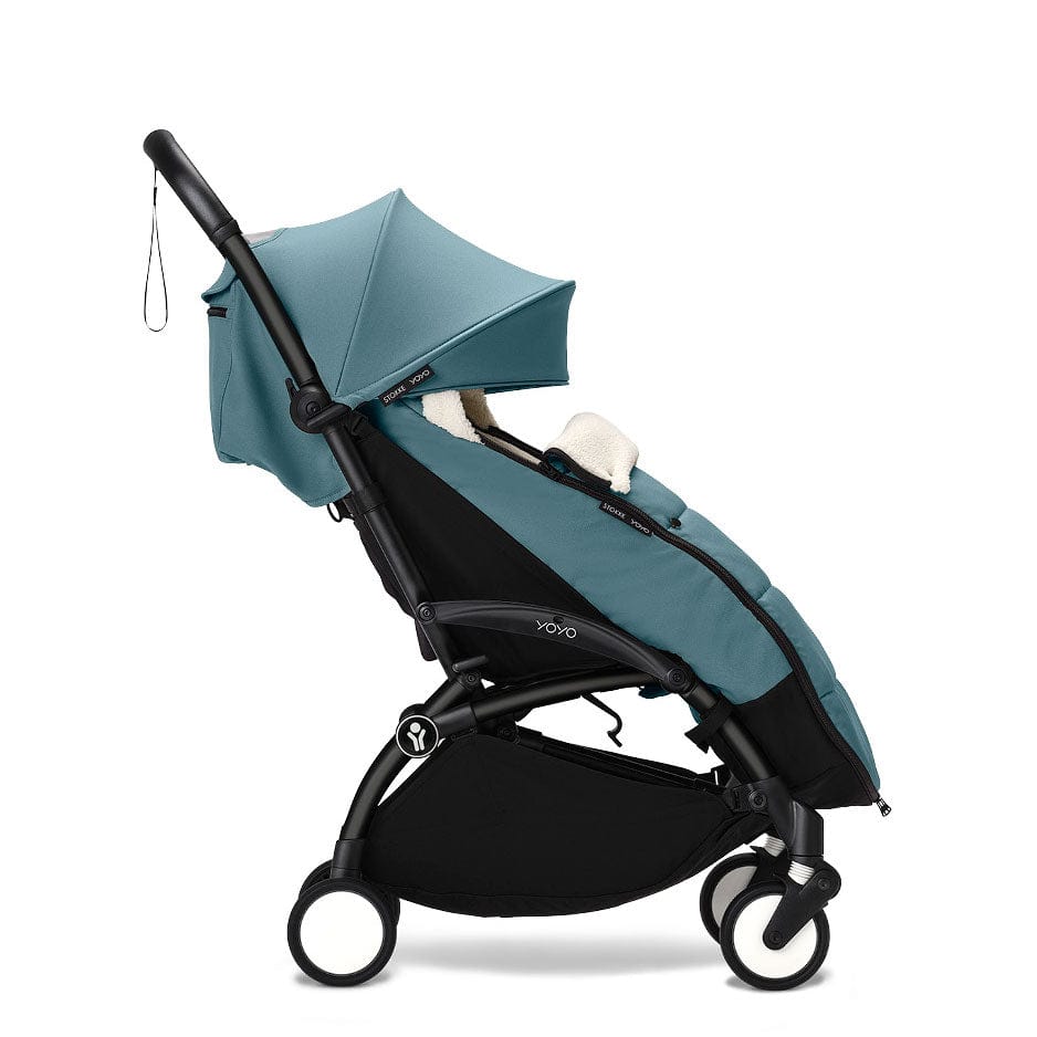 Stokke® YOYO Footmuff in Aqua Footmuffs & Liners 646609 7040356466092