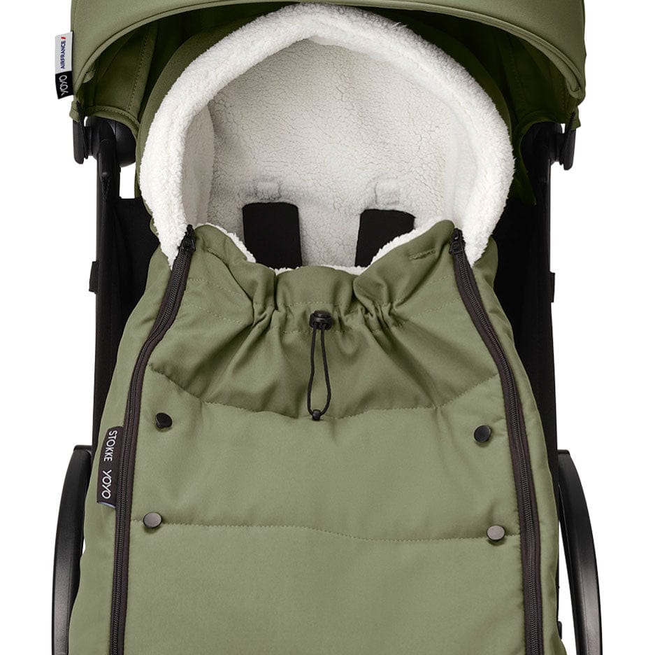 Stokke® YOYO Footmuff in Olive Footmuffs & Liners 646611 7040356466115
