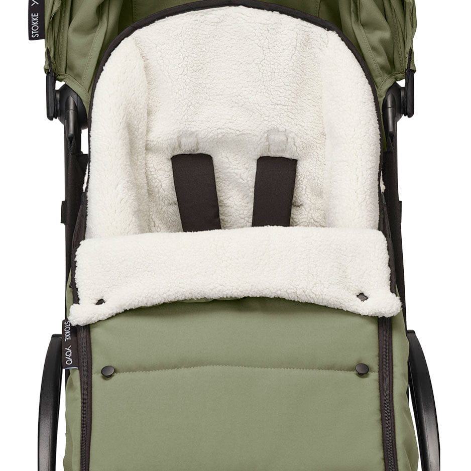 Stokke® YOYO Footmuff in Olive Footmuffs & Liners 646611 7040356466115