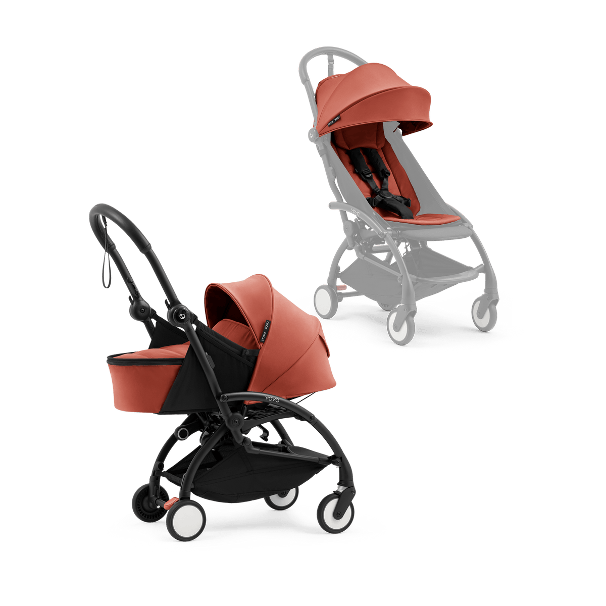 Stokke YOYO 5 Stroller with Newborn Pack in Berry Pushchairs & Buggies 24077-BER 7040357152055