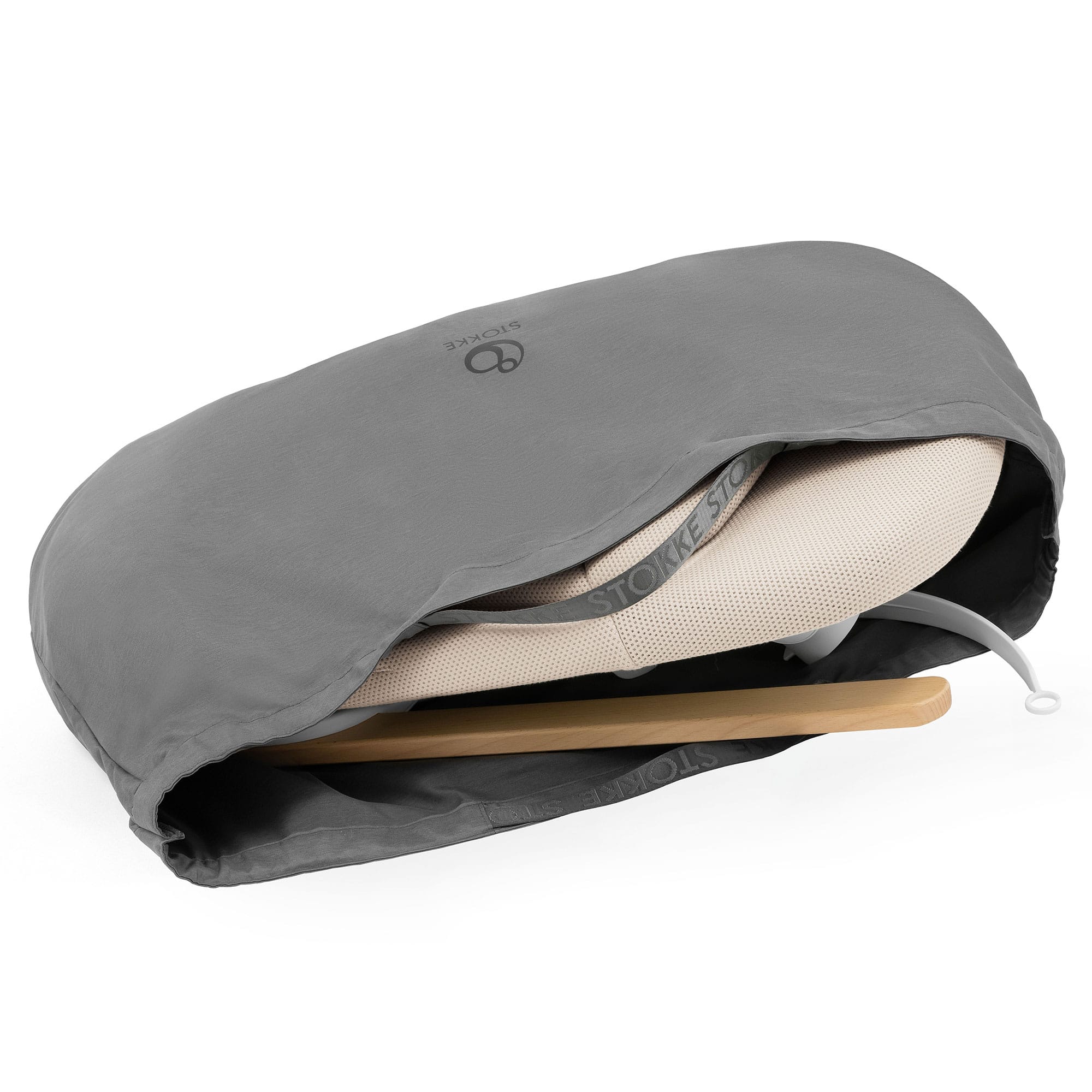Stokke Yoga Baby Bouncer in Light Sand Rocking Bouncing Cradles