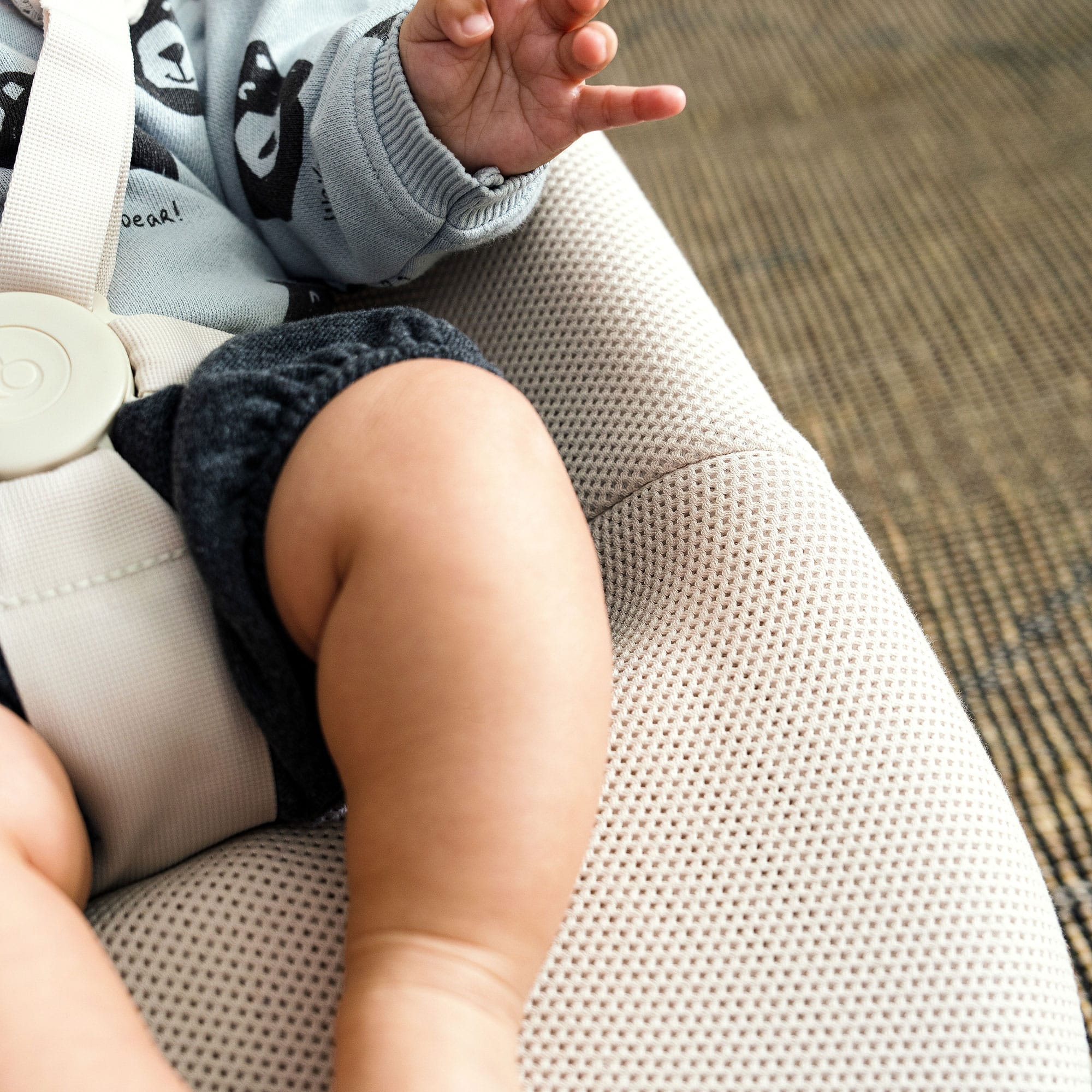 Stokke Yoga Baby Bouncer in Light Sand Rocking Bouncing Cradles