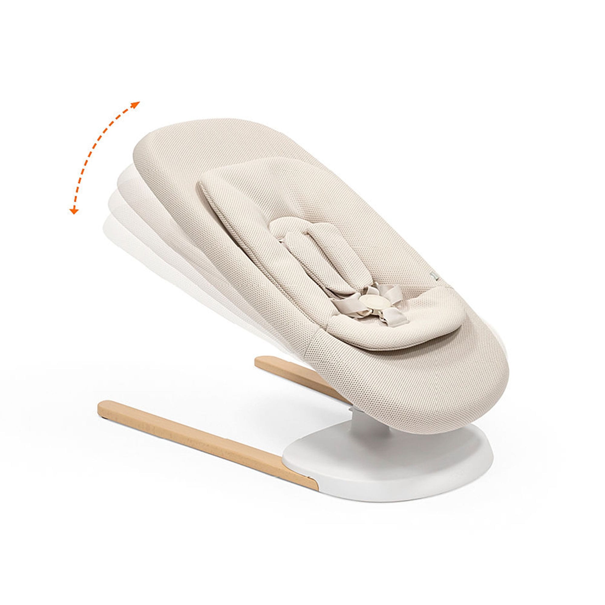 Stokke Yoga Baby Bouncer in Light Sand Rocking Bouncing Cradles