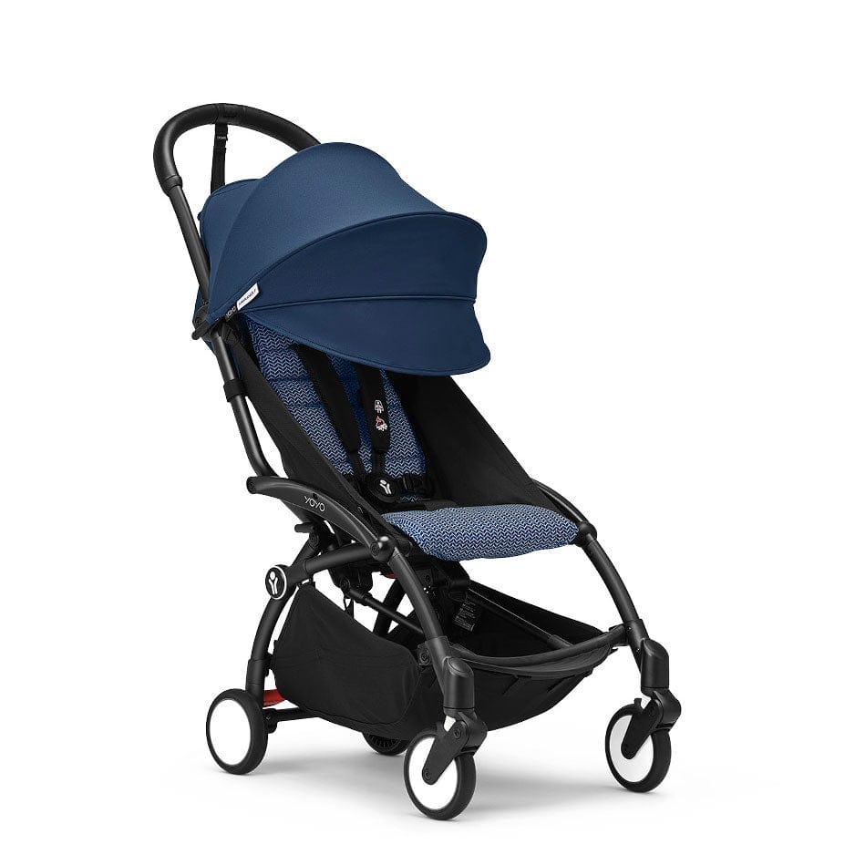Stokke® YOYO³ Complete Travel System - Black/Air France Blue Travel Systems 16503-AYN-AFB 7040356474097