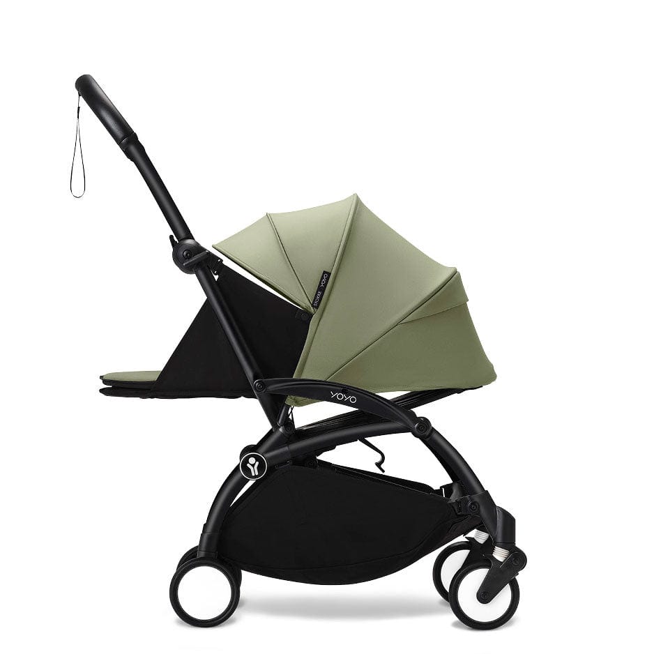 Stokke® YOYO³ Complete Travel System - White/Olive Travel Systems 16511-AYN-OLI 7040356474110