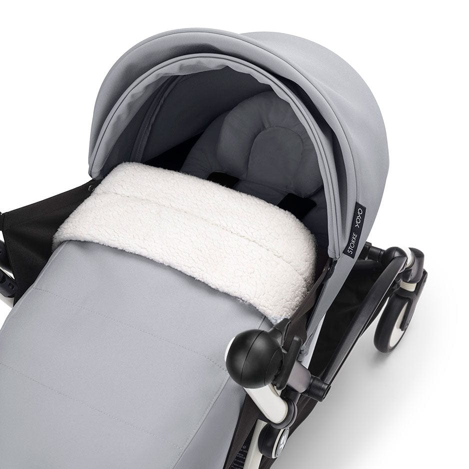 Stokke® YOYO³ Complete Travel System - White/Stone Travel Systems 16510-AYN-STO 7040356474103