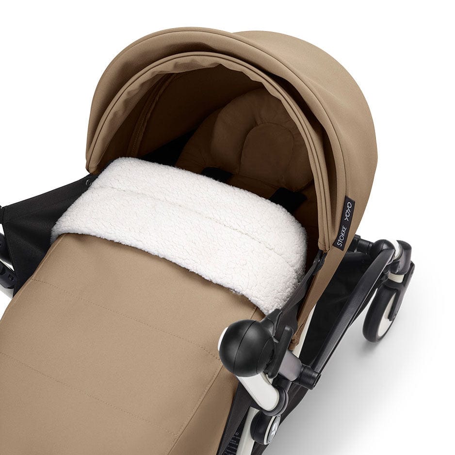 Stokke® YOYO³ Complete Travel System - White/Toffee Travel Systems 16508-AYN-TOF 7040356474073
