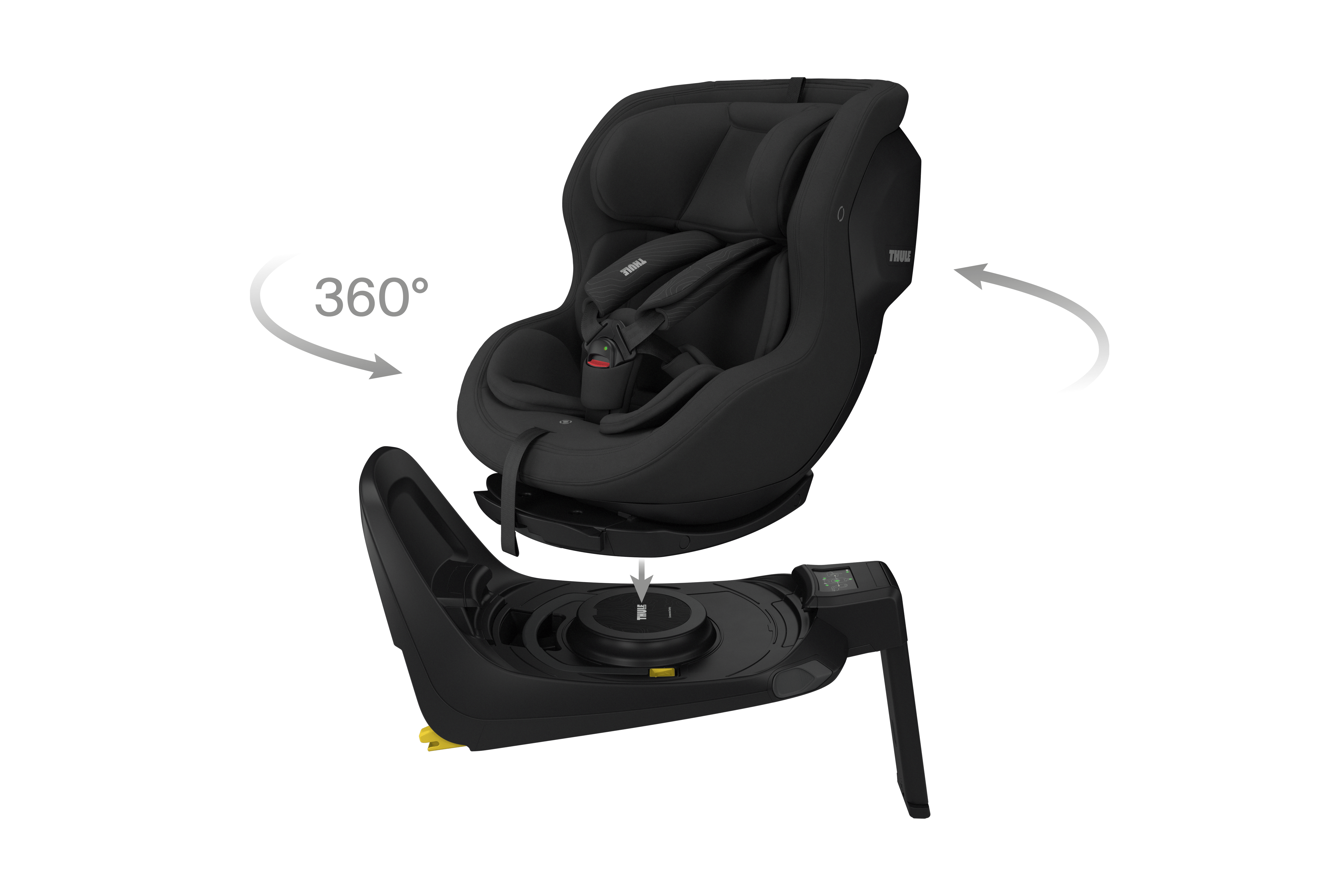 Thule Elm Connect 360 toddler car seat in Black Toddler Car Seats