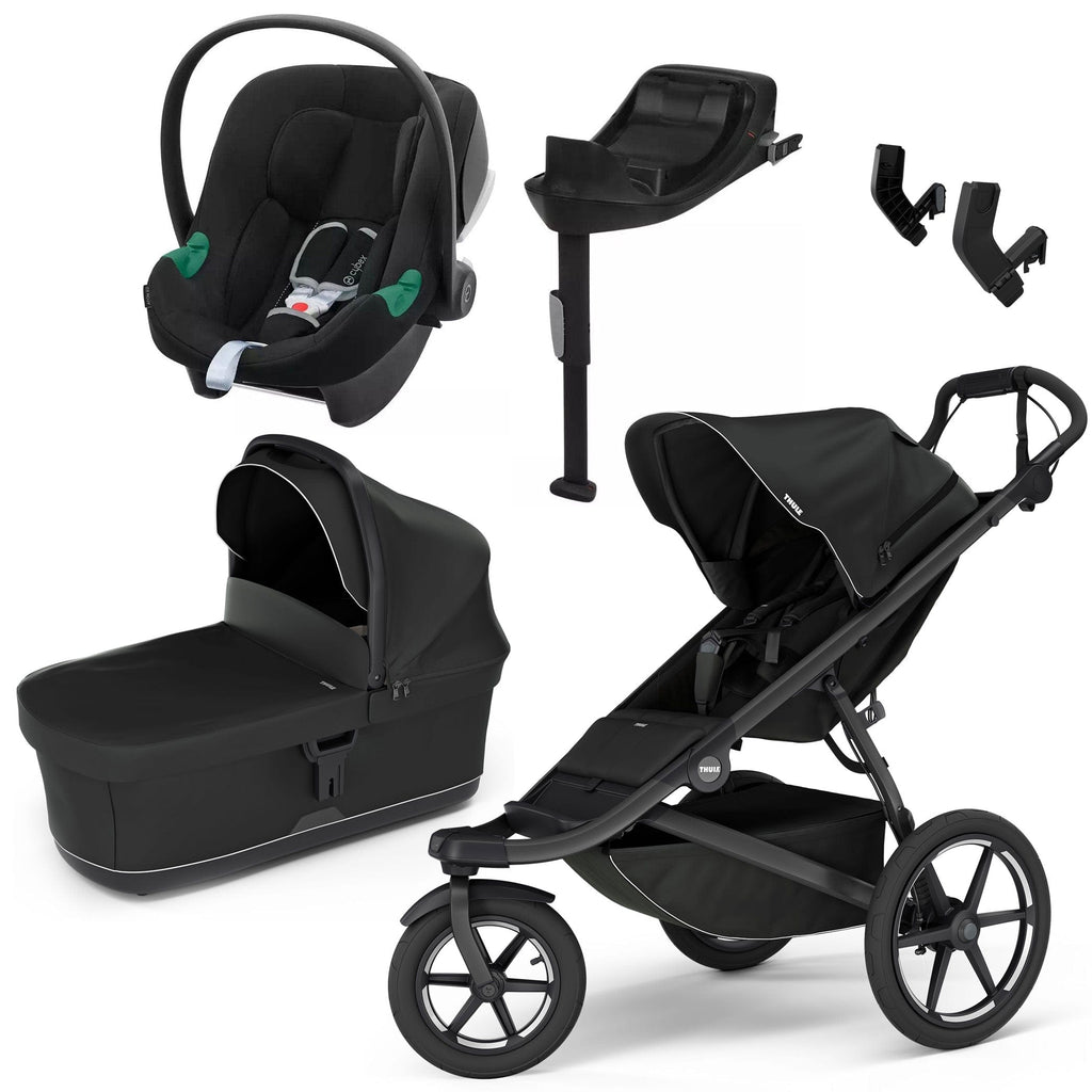 thule triple stroller Thule Urban Glide 3 Cybex Bundle in Black