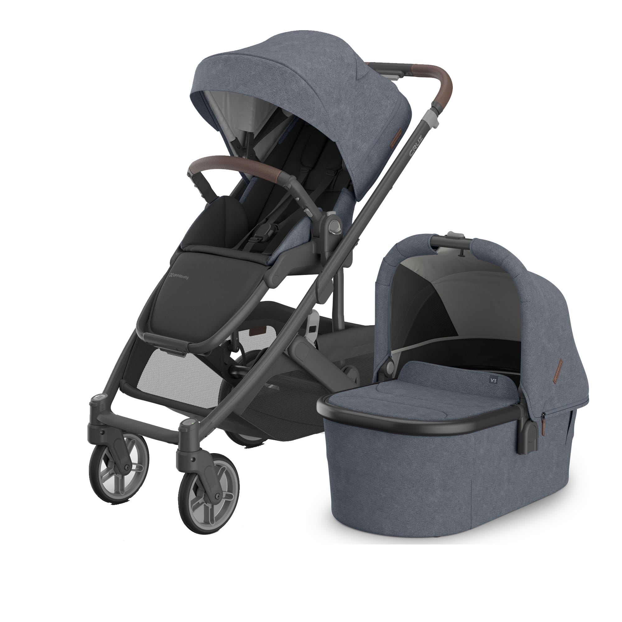 UPPAbaby Cruz V3 Pram in Julian Baby Prams 20572-CRZ-PRM-JUL 810177712503