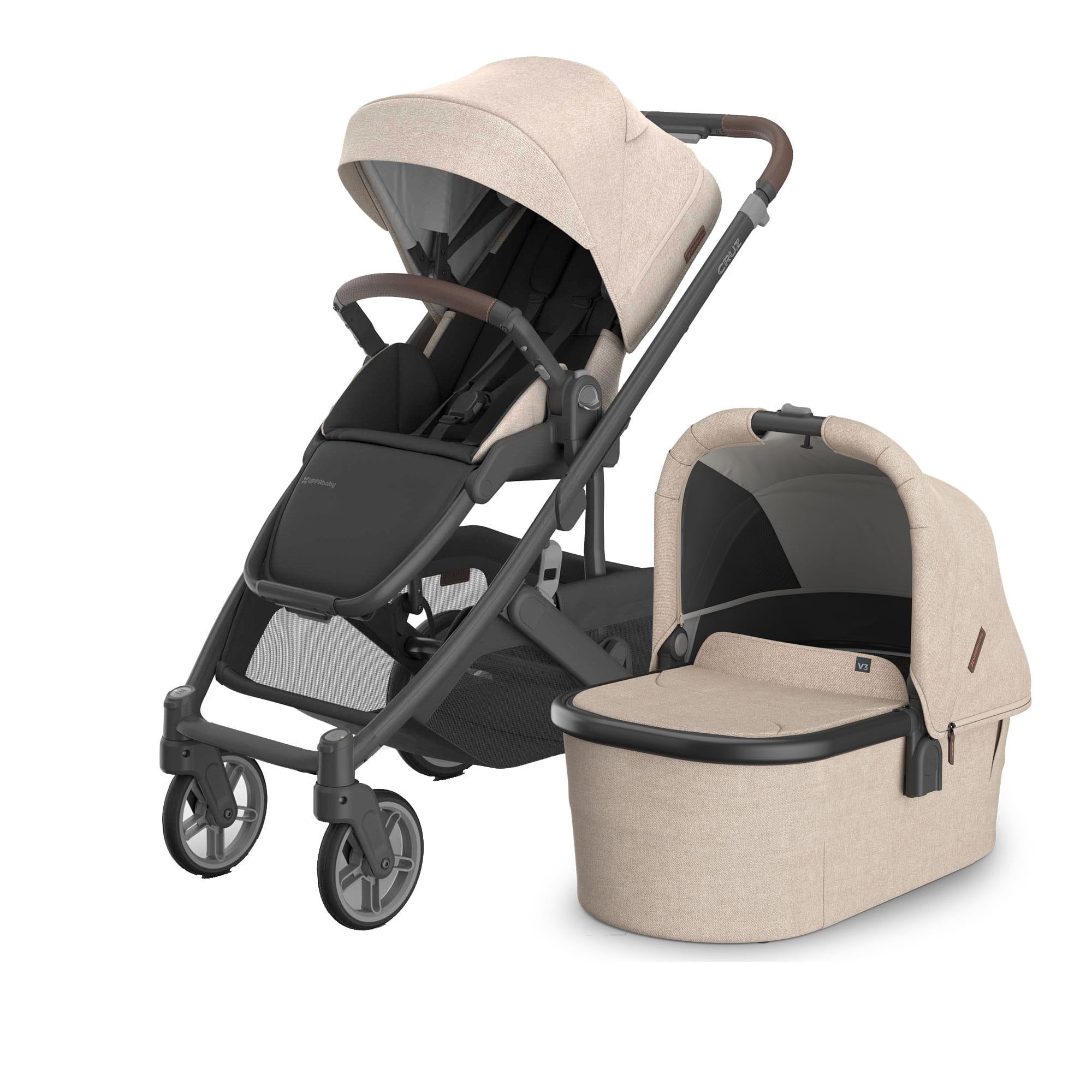 UPPAbaby Cruz V3 Pram in Liam Baby Prams 20569-CRZ-PRM-LIA 810177711261