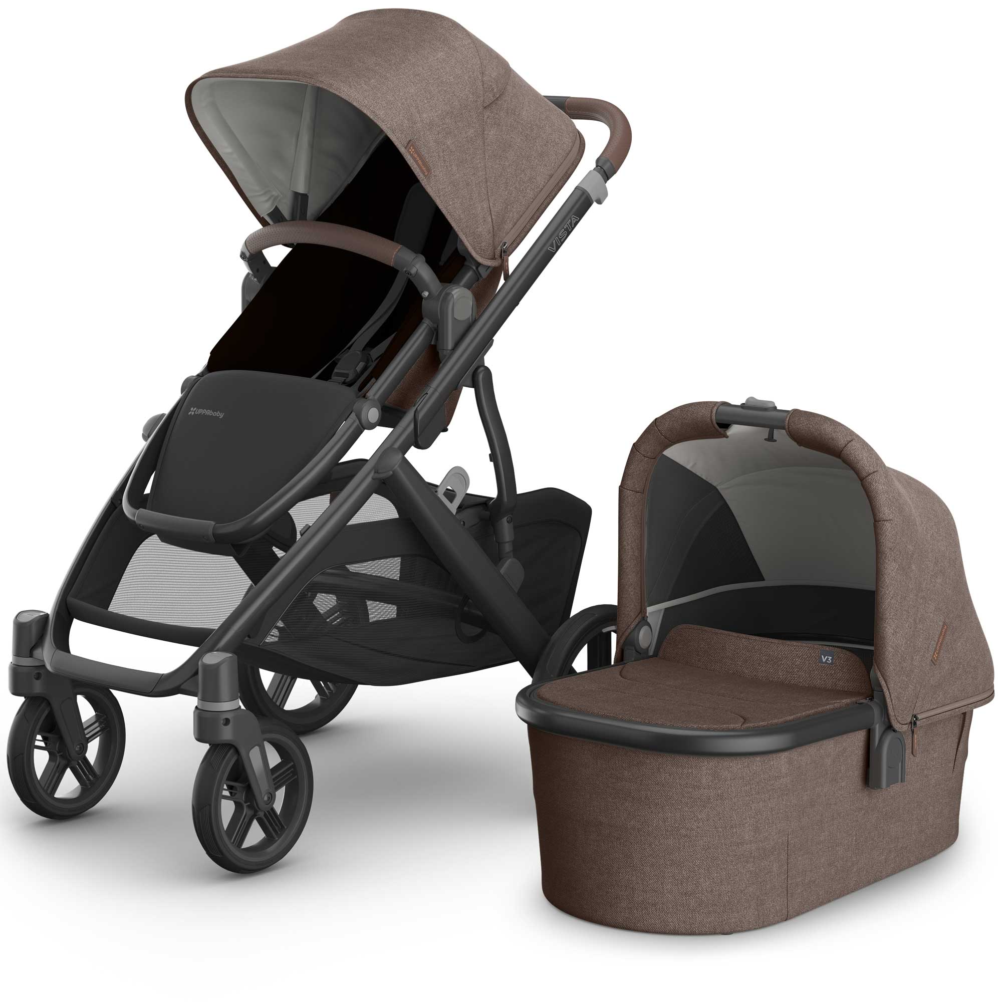 Uppababy Vista V3 Pram in Owen Baby Prams 0303-VIS-UK-OWN 810177712305