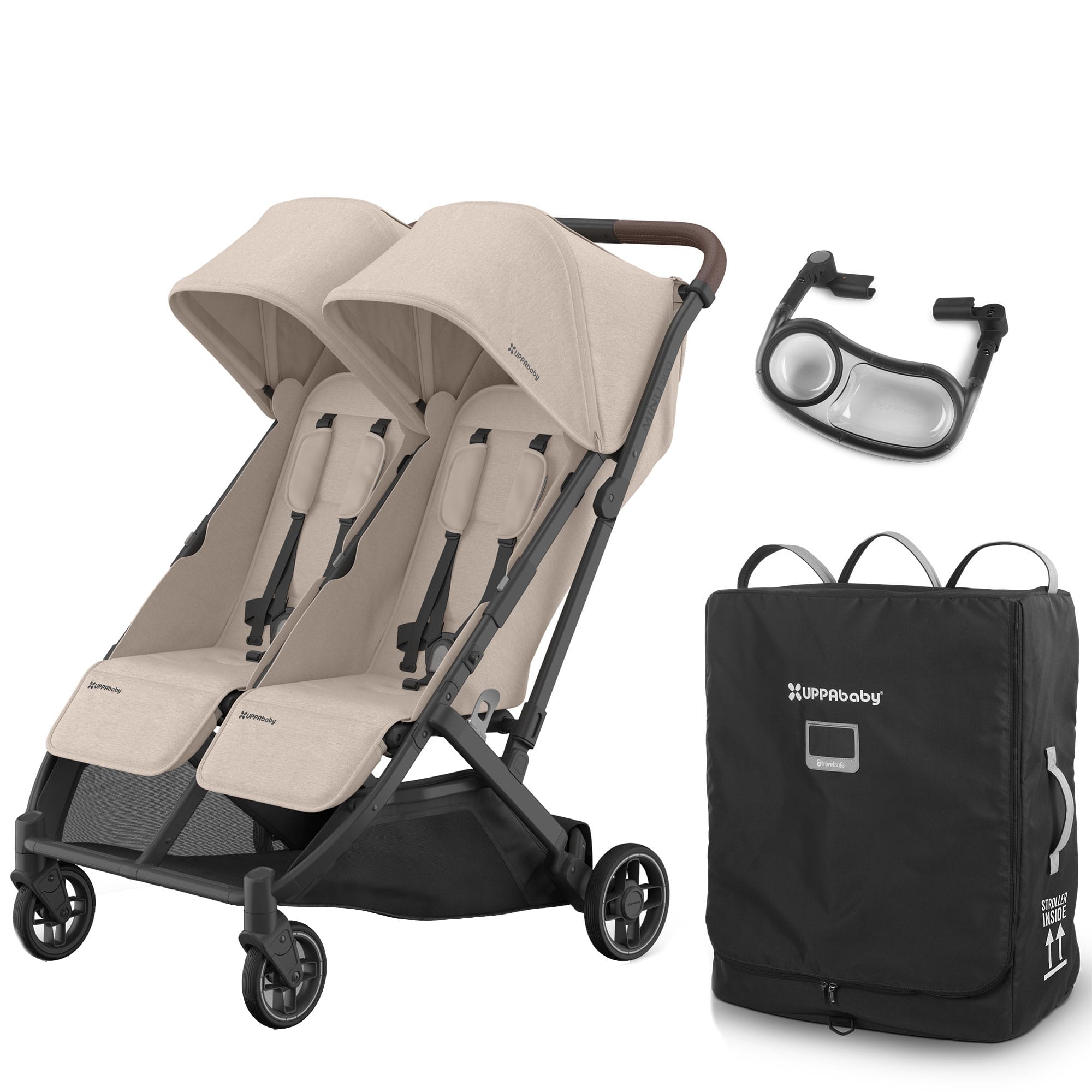 UPPAbaby Minu Duo Stroller in Ada Double & Twin Prams 18486-MIN-DUO-BUN-ADA 810177718680