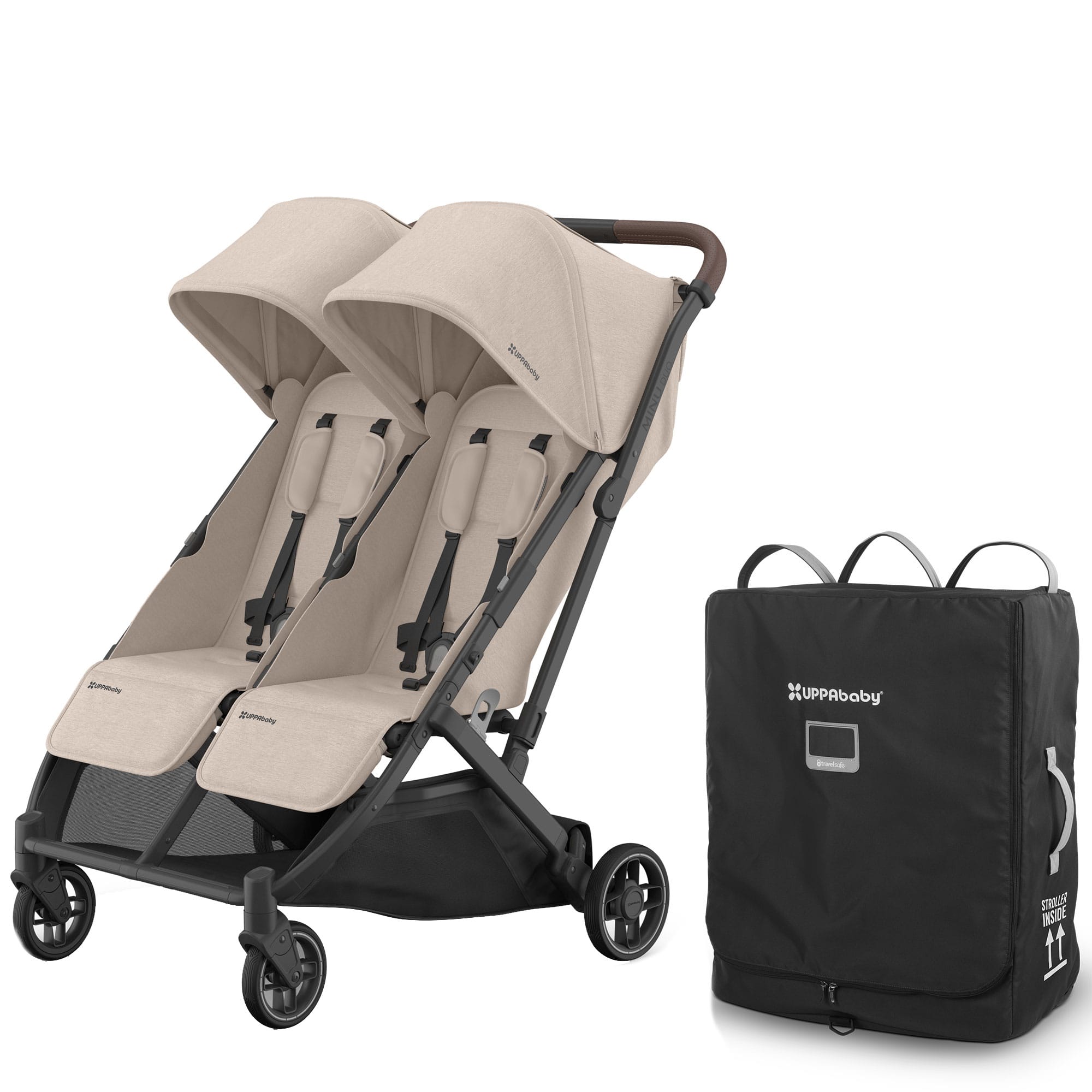 UPPAbaby Minu Duo Stroller in Ada Double & Twin Prams 18488-MIN-DUO-BAG-ADA 810177718680