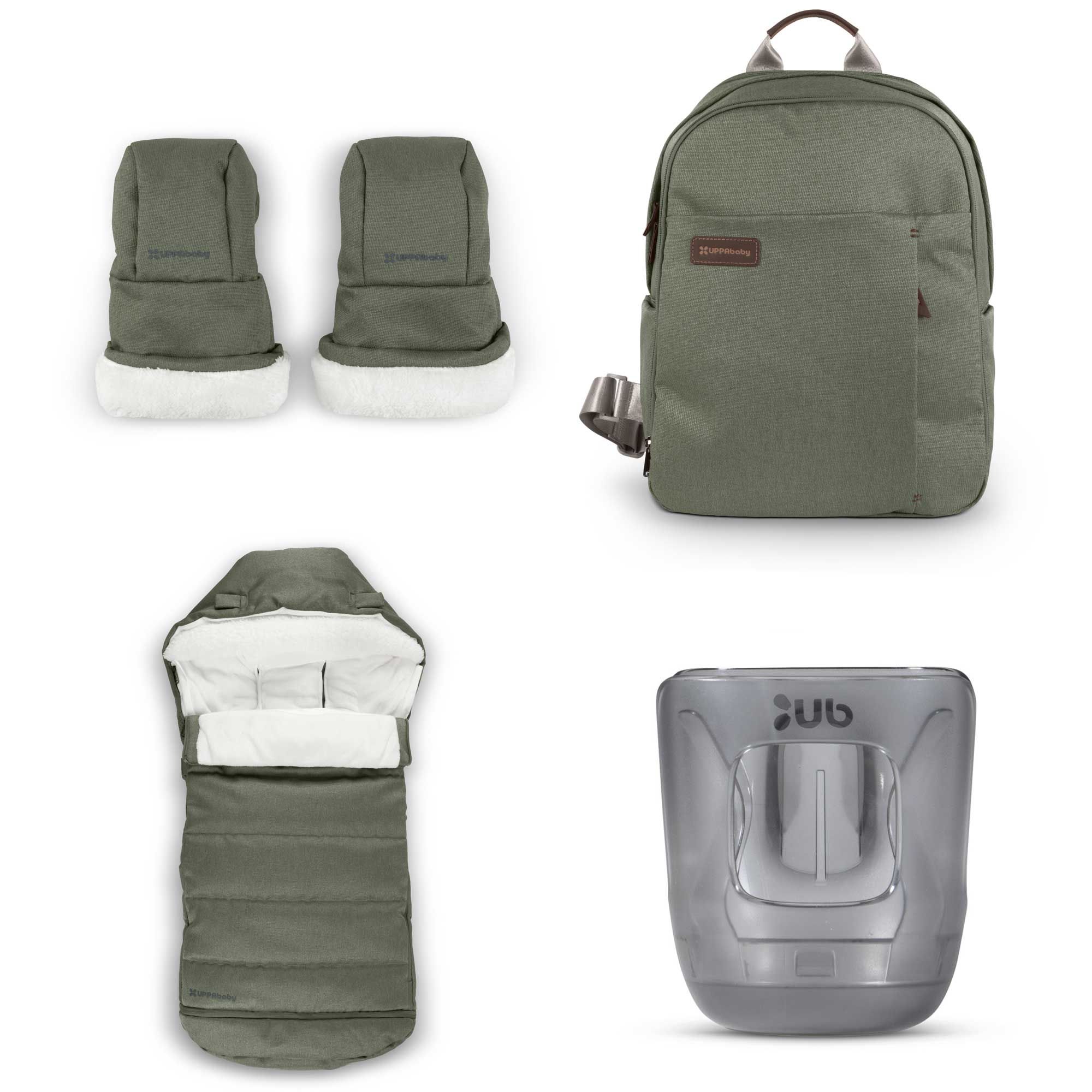 Uppababy Vista V3 Twin Complete Bundle in Evelyn Double & Twin Prams VIS-TWI-COM-EVE 810177712282