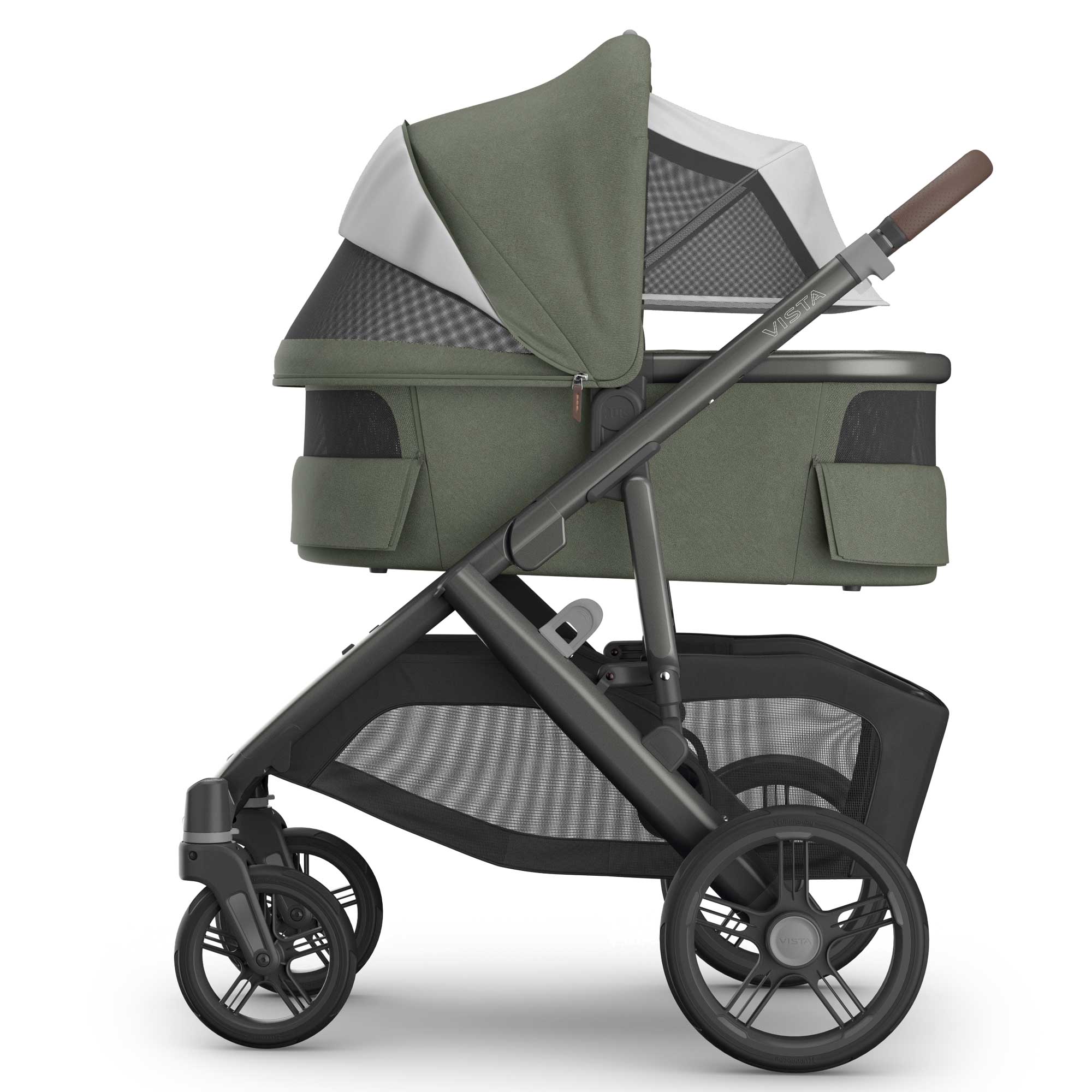 Uppababy Vista V3 Twin Complete Bundle in Evelyn Double & Twin Prams VIS-TWI-COM-EVE 810177712282