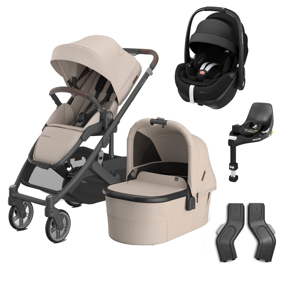 UPPAbaby Cruz V3 Complete Maxi-Cosi Travel System in Ada Travel Systems 22901-CMP-TVS-ADA-6 0810177718598