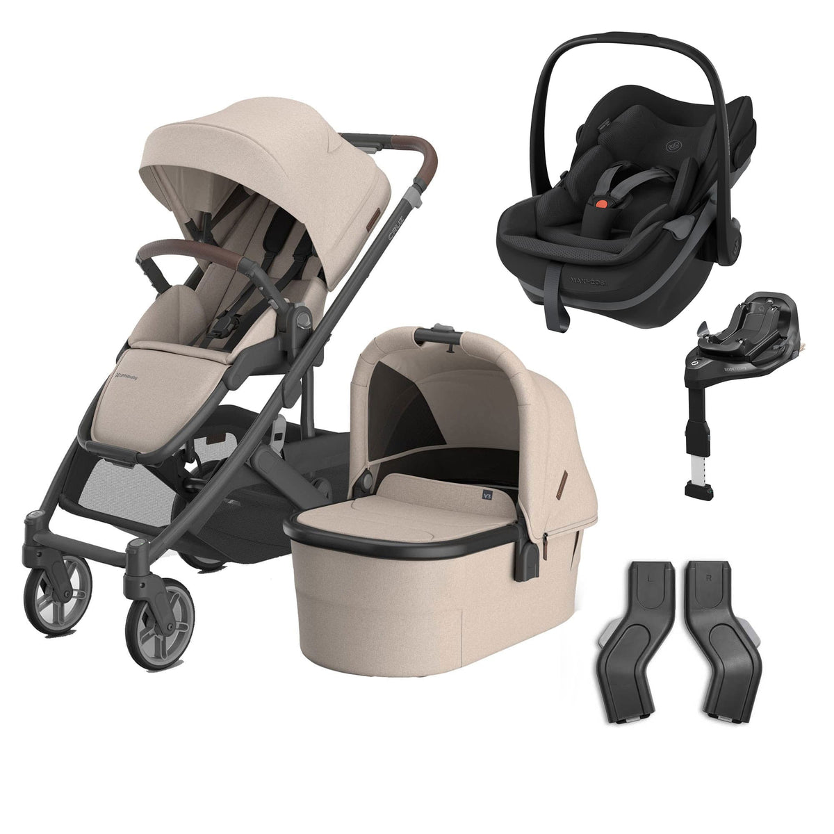 UPPAbaby Cruz V3 Complete Maxi-Cosi Travel System in Ada Travel Systems 23614-CMP-TVS-ADA-7 0810177718598