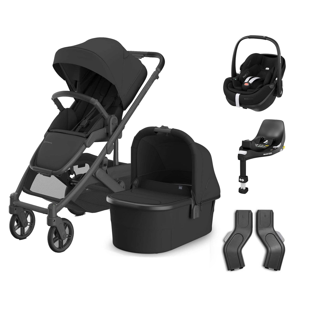 UPPAbaby Cruz V3 Complete Maxi-Cosi Travel System in Jake Travel Systems 20586-CMP-TVS-JKE-6 810177711247
