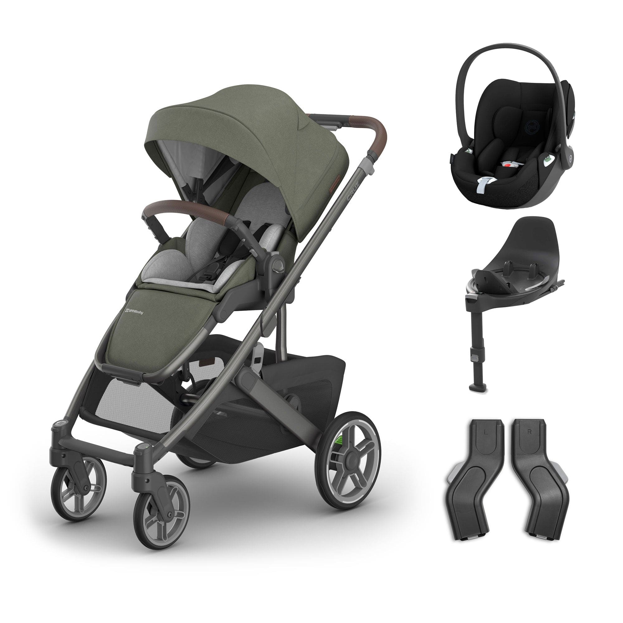 UPPAbaby Cruz V3 Cybex Travel System in Evelyn Travel Systems 20049-TVS-EVE-5