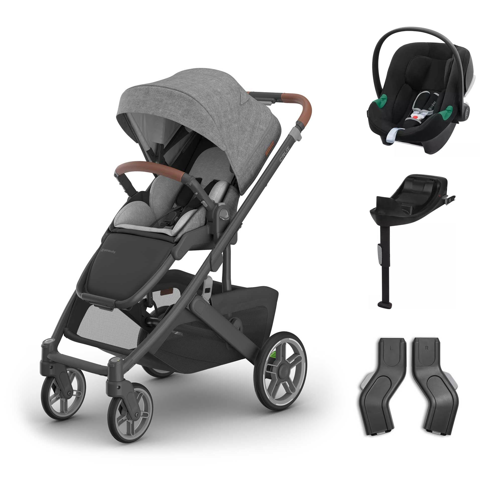 UPPAbaby Cruz V3 Cybex Travel System in Greyson Travel Systems