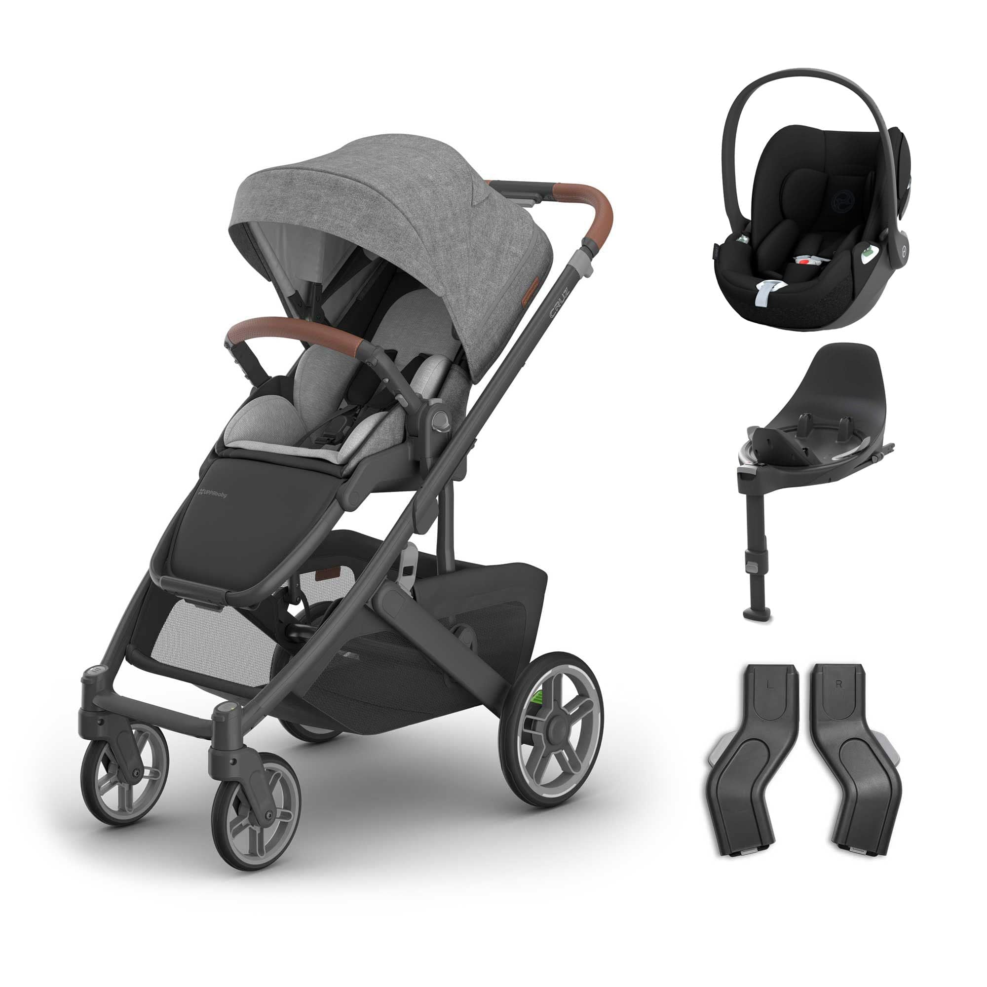 UPPAbaby Cruz V3 Cybex Travel System in Greyson Travel Systems