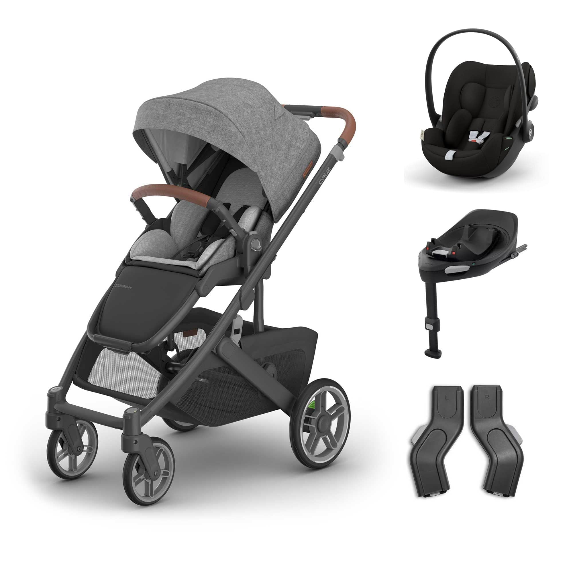UPPAbaby Cruz V3 Cybex Travel System in Greyson Travel Systems