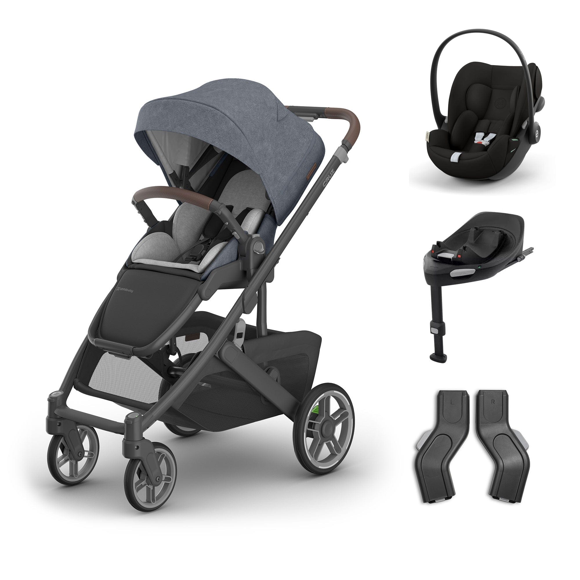 UPPAbaby Cruz V3 Cybex Travel System in Julian Travel Systems 20055-TVS-JUL-4