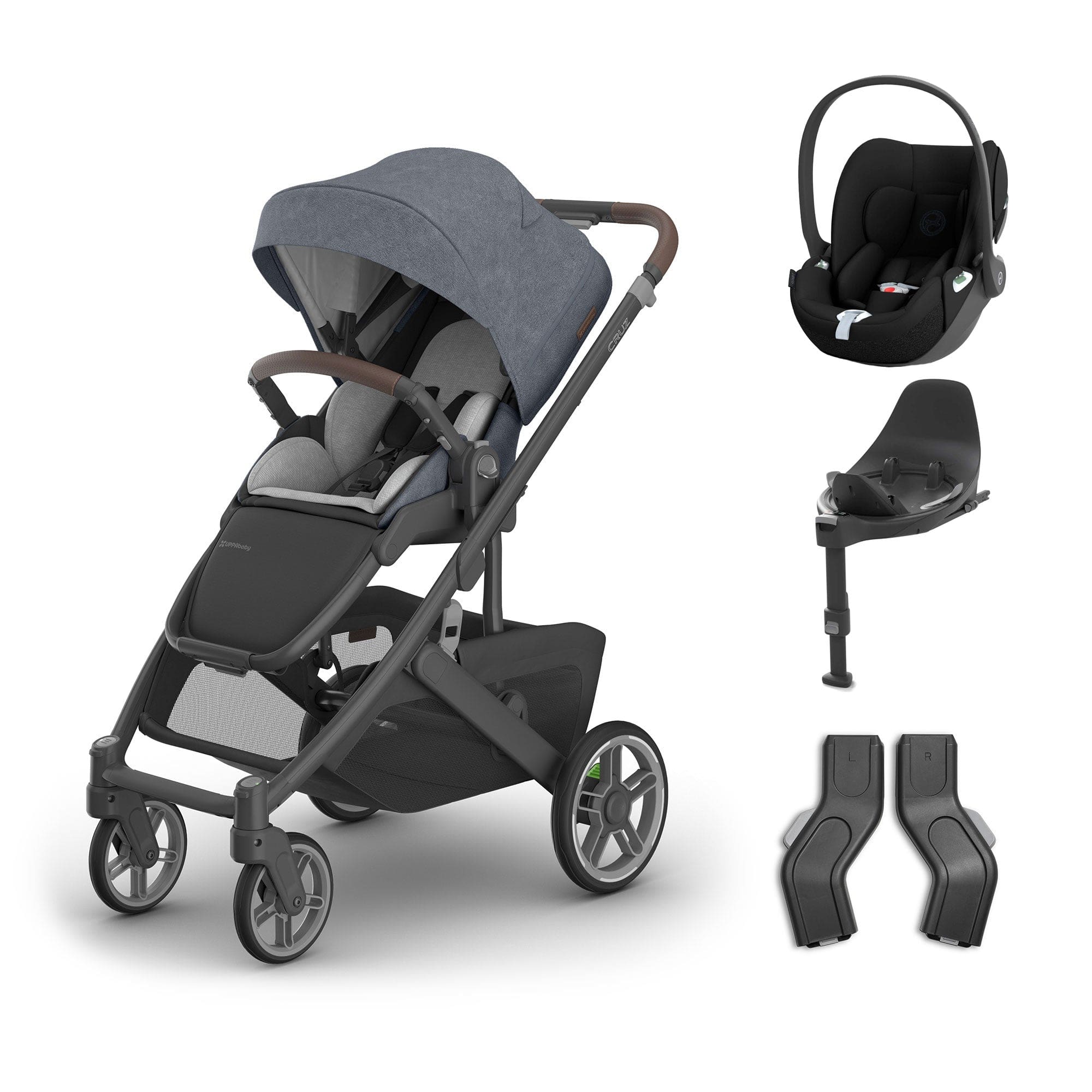 UPPAbaby Cruz V3 Cybex Travel System in Julian Travel Systems 20055-TVS-JUL-5