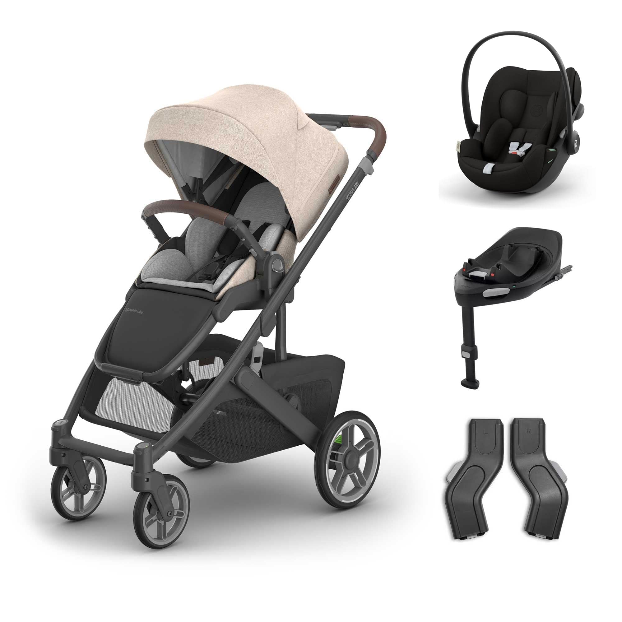 UPPAbaby Cruz V3 Cybex Travel System in Liam Travel Systems 20053-TVS-LIA-4