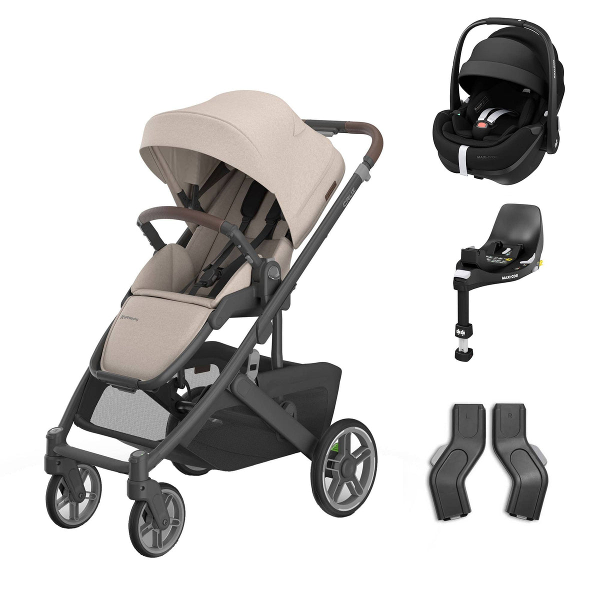 UPPAbaby Cruz V3 Maxi-Cosi Travel System in Ada Travel Systems 22907-TVS-ADA-2 0810177718598