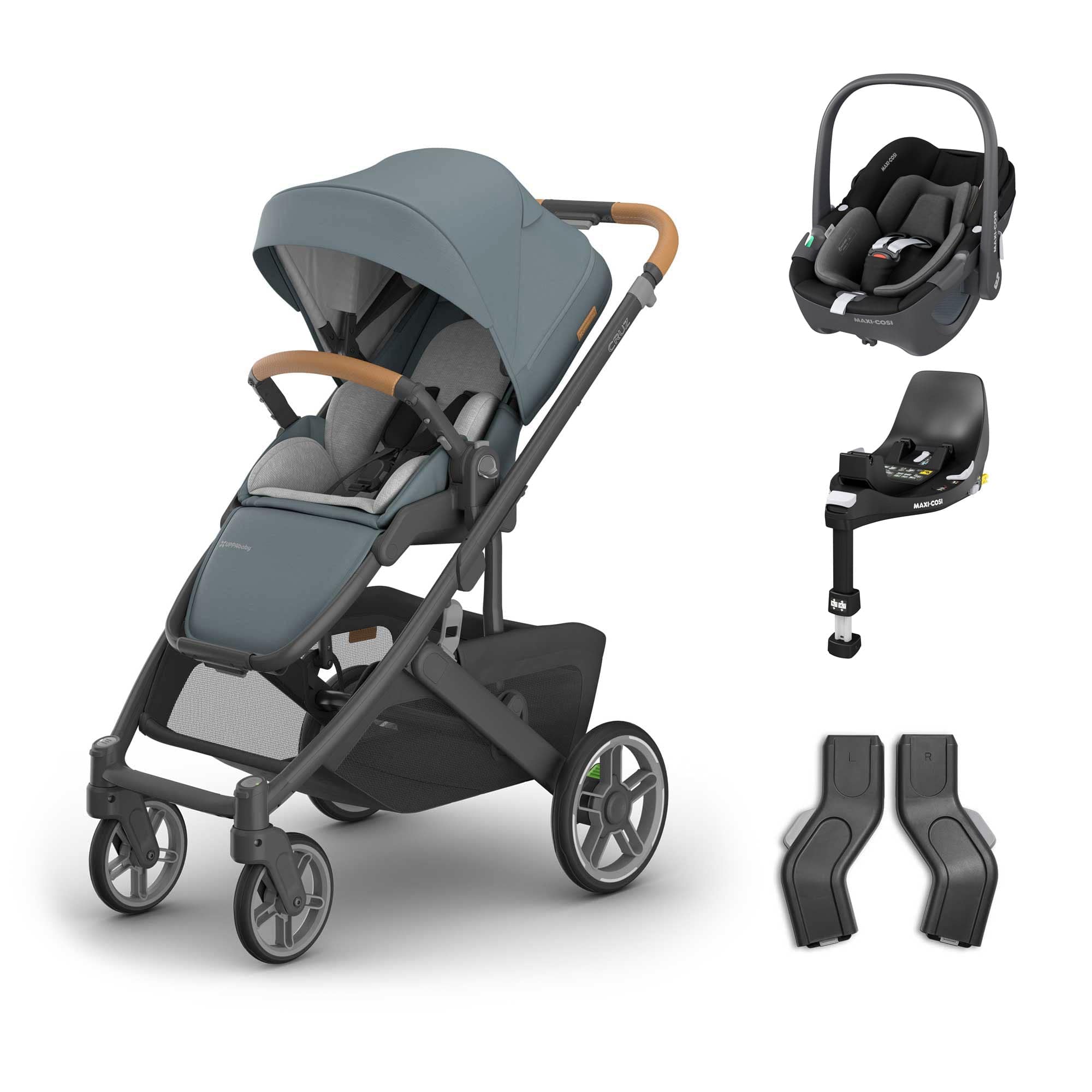 UPPAbaby Cruz V3 Maxi-Cosi Travel System in Dillan Travel Systems