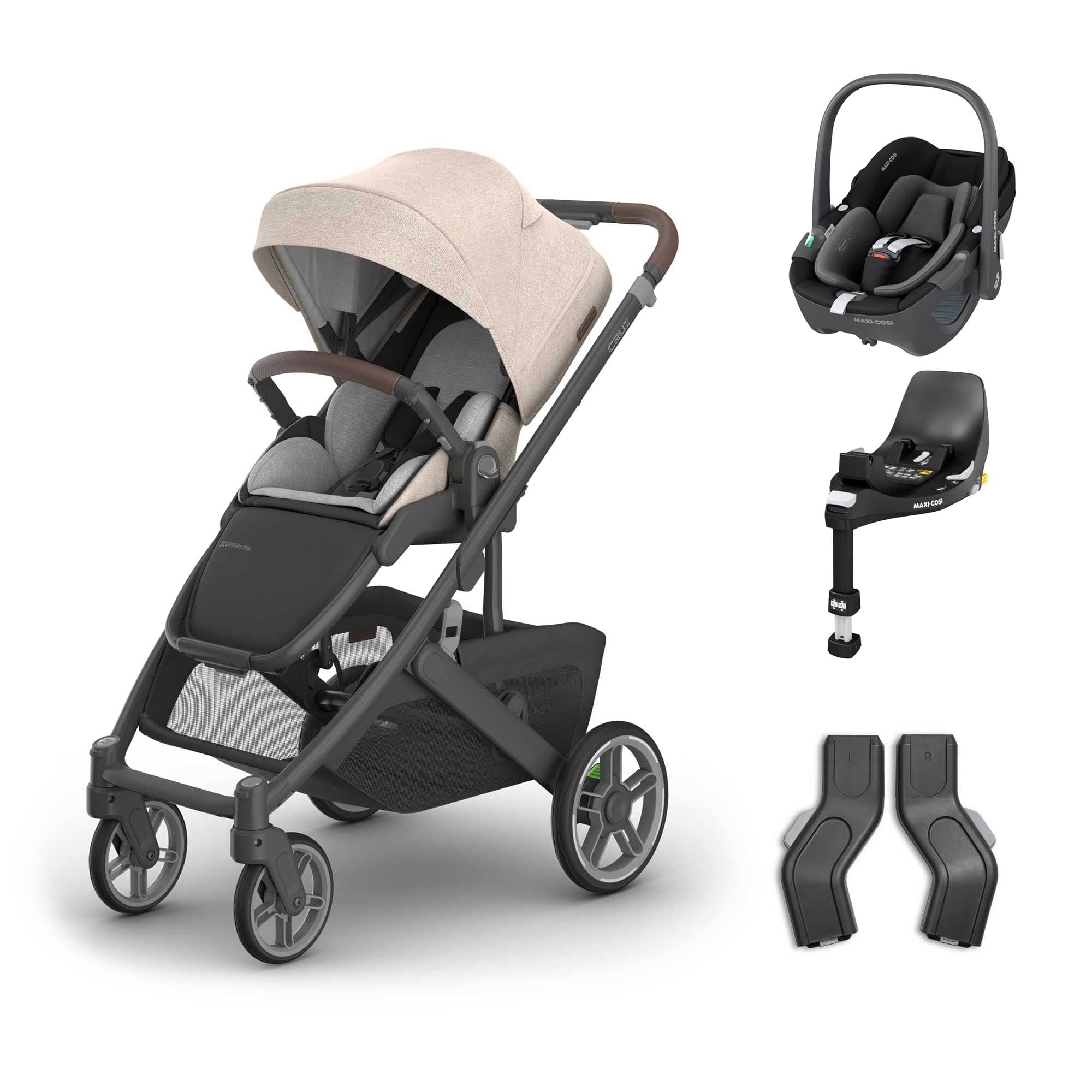 UPPAbaby Cruz V3 Maxi-Cosi Travel System in Liam Travel Systems 20053-TVS-LIA-1 810177711261