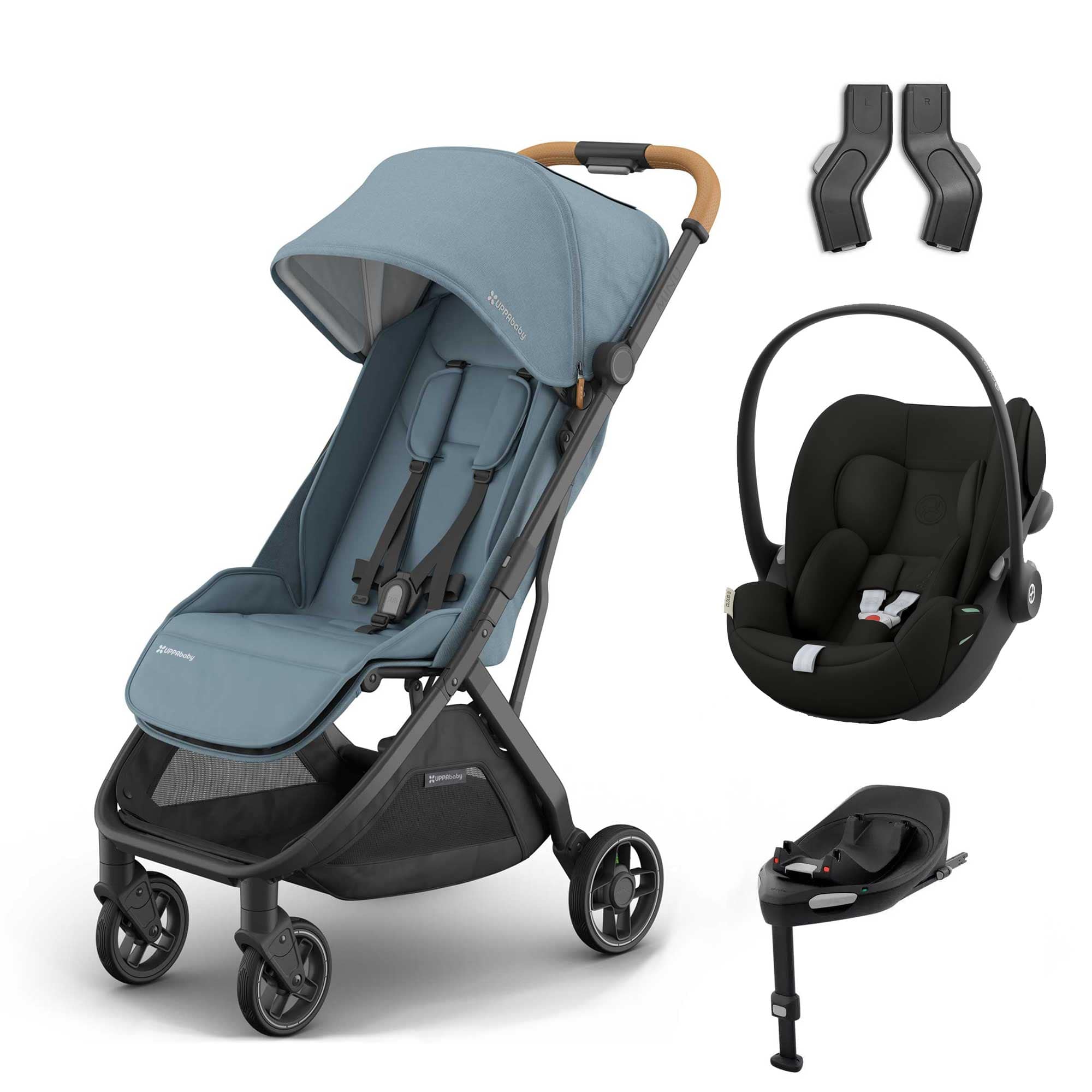 UPPAbaby Minu V3 Cybex Travel System in Dillan Travel Systems 19073-MIN-CLG-DIL