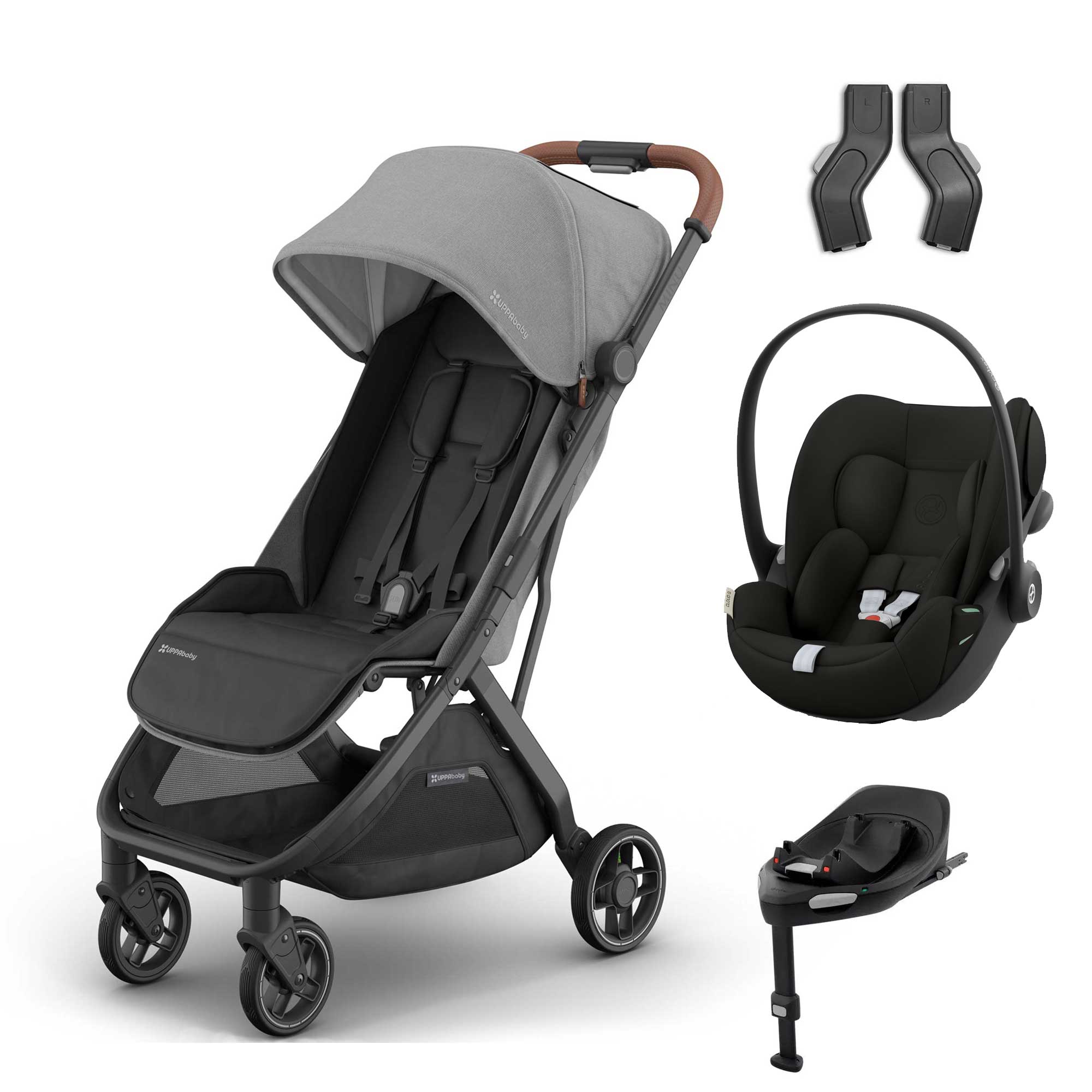 UPPAbaby Minu V3 Cybex Travel System in Greyson