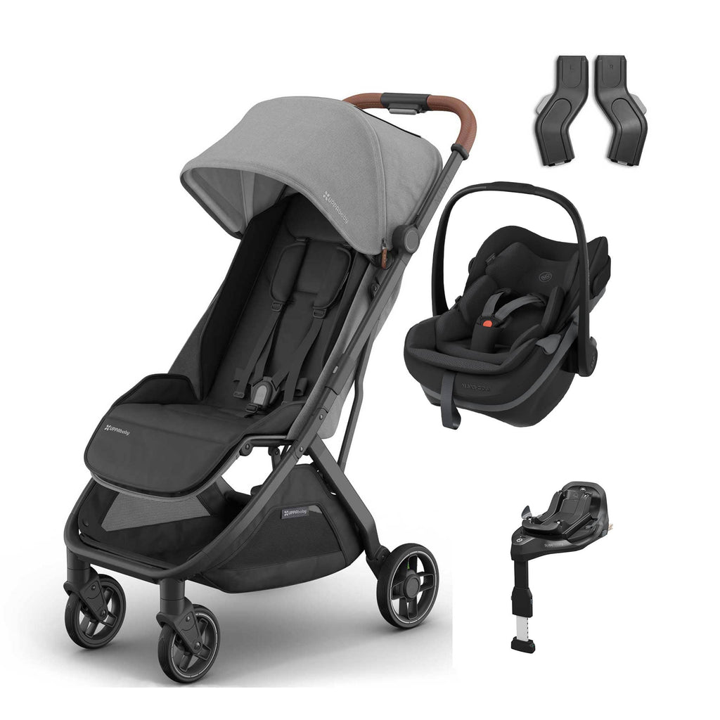 UPPAbaby Minu V3 Maxi-Cosi Travel System in Greyson