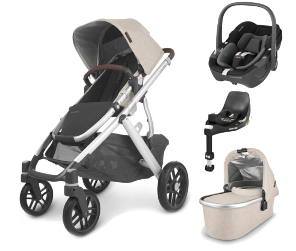UPPAbaby Vista V2 Pebble 360 PRO & Base Travel System Bundle Declan Travel Systems 14116-DEC