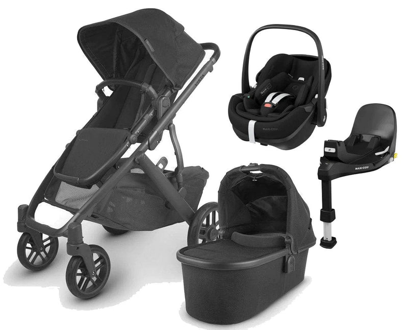 UPPAbaby Vista V2 Pebble 360 PRO & Base Travel System Bundle Jake Travel Systems 14119-JAKE