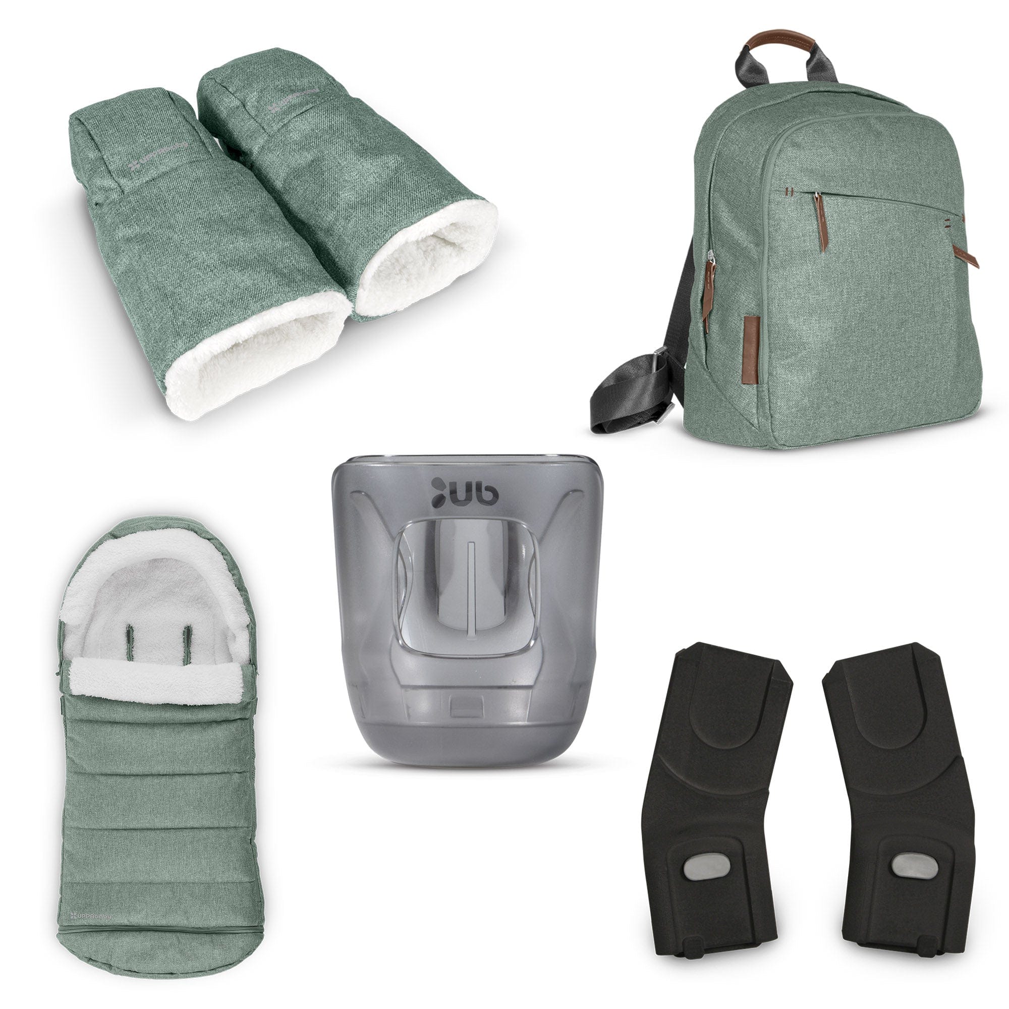 Uppababy Vista V3 Complete Cybex Bundle in Gwen Travel Systems