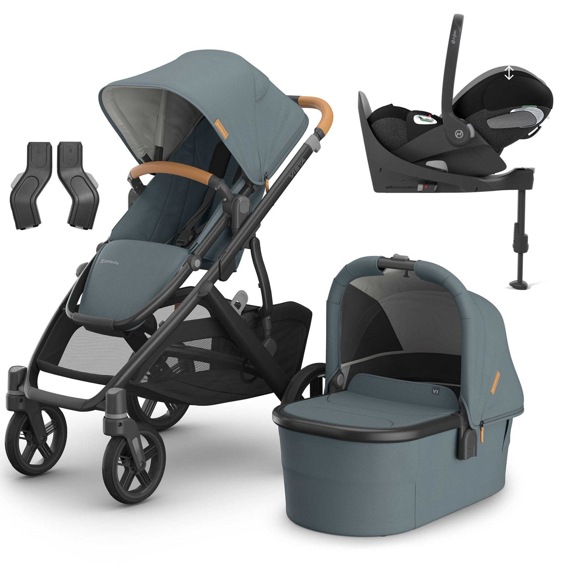 uppababy vista travel stroller Uppababy Vista V3 Cybex Travel System in Dillan