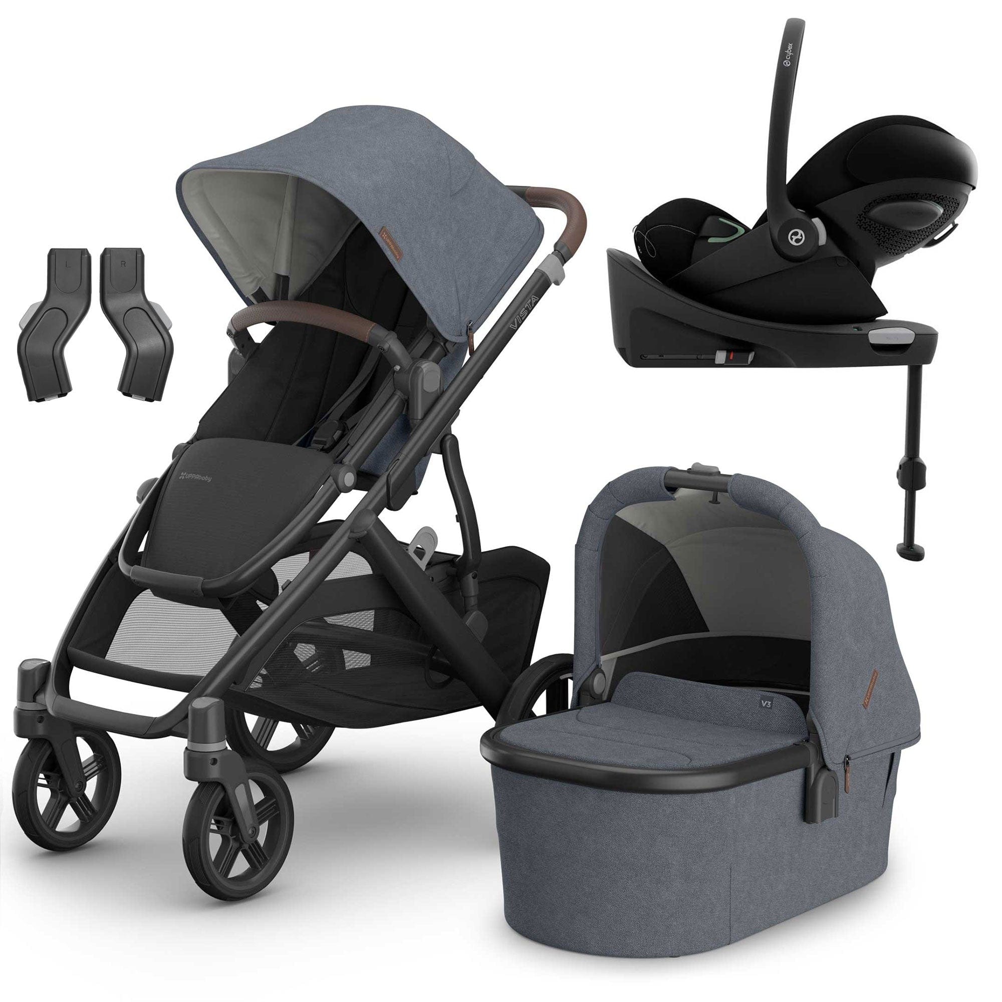 Uppababy Vista V3 Cybex Travel System in Julian Travel Systems 20032-JUL-1 810177712299