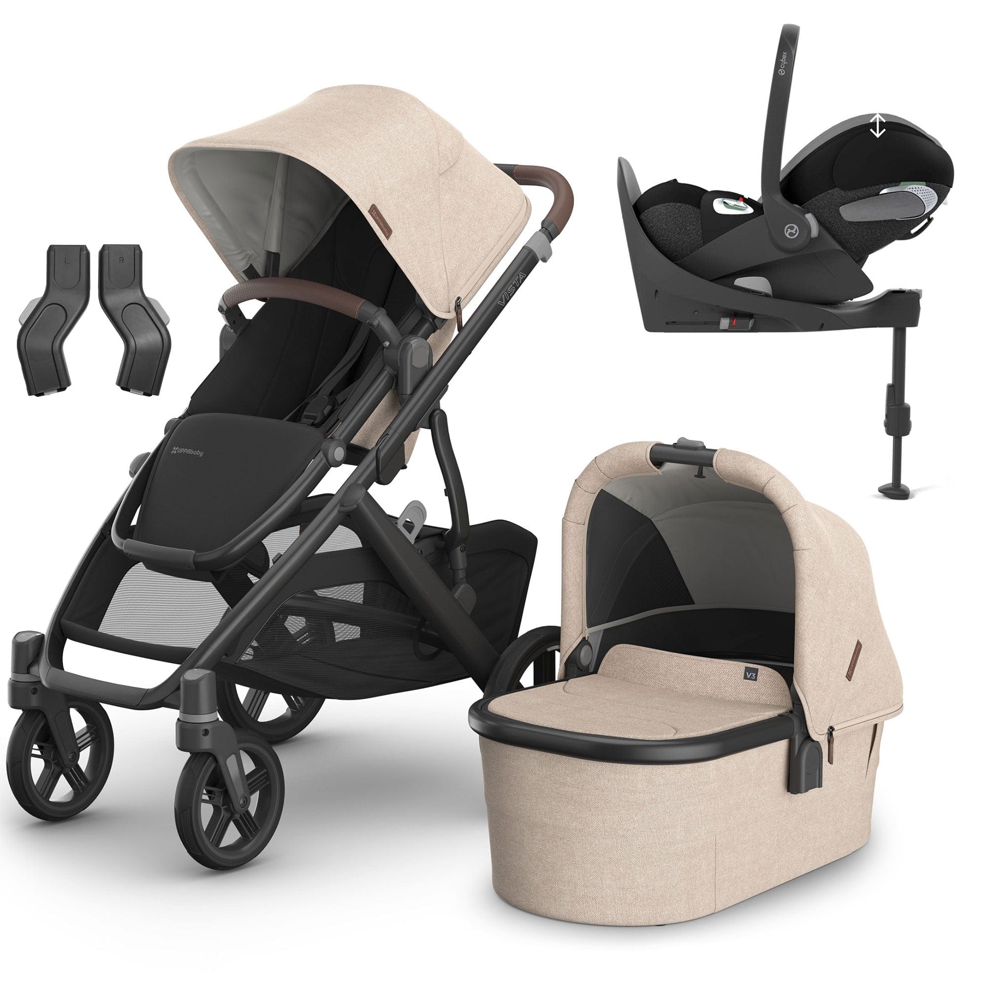 uppababy vista color change kit Uppababy Vista V3 Cybex Travel System in Liam