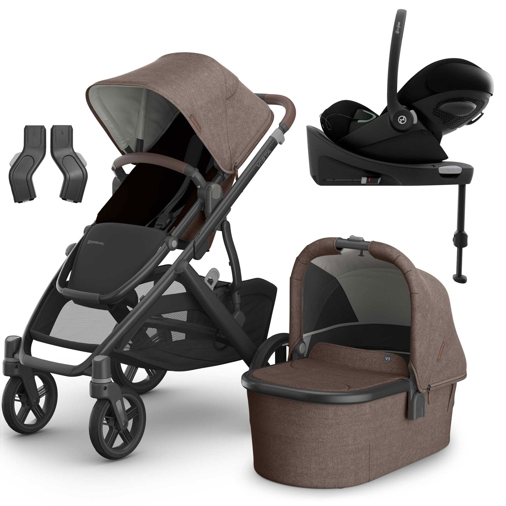 Uppababy Vista V3 Cybex Travel System in Owen Travel Systems 20033-OWN-1 810177712305