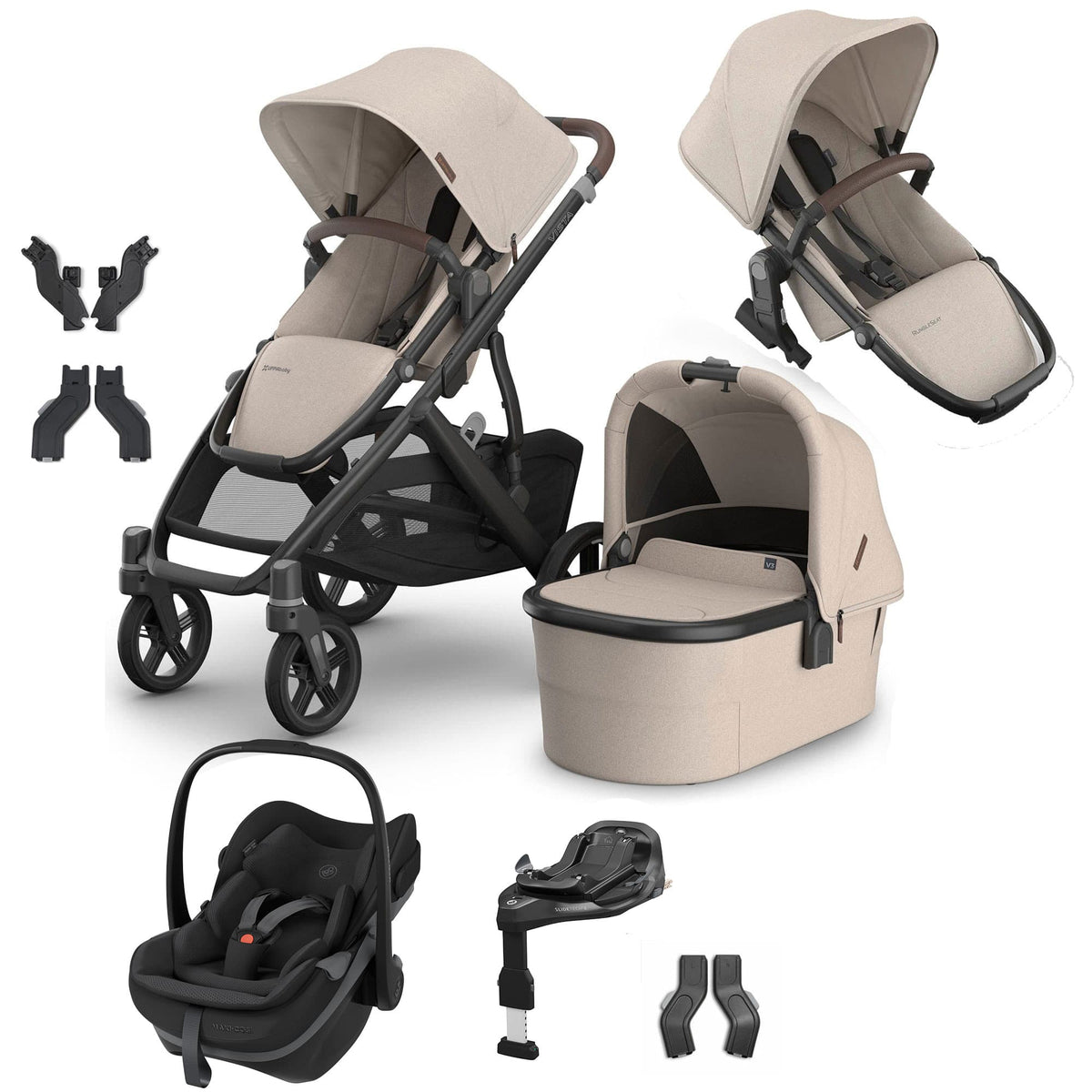 Uppababy Vista V3 Duo Maxi-Cosi Travel System in Ada Travel Systems VIS-DUO-TS-ADA-7 0810177718475