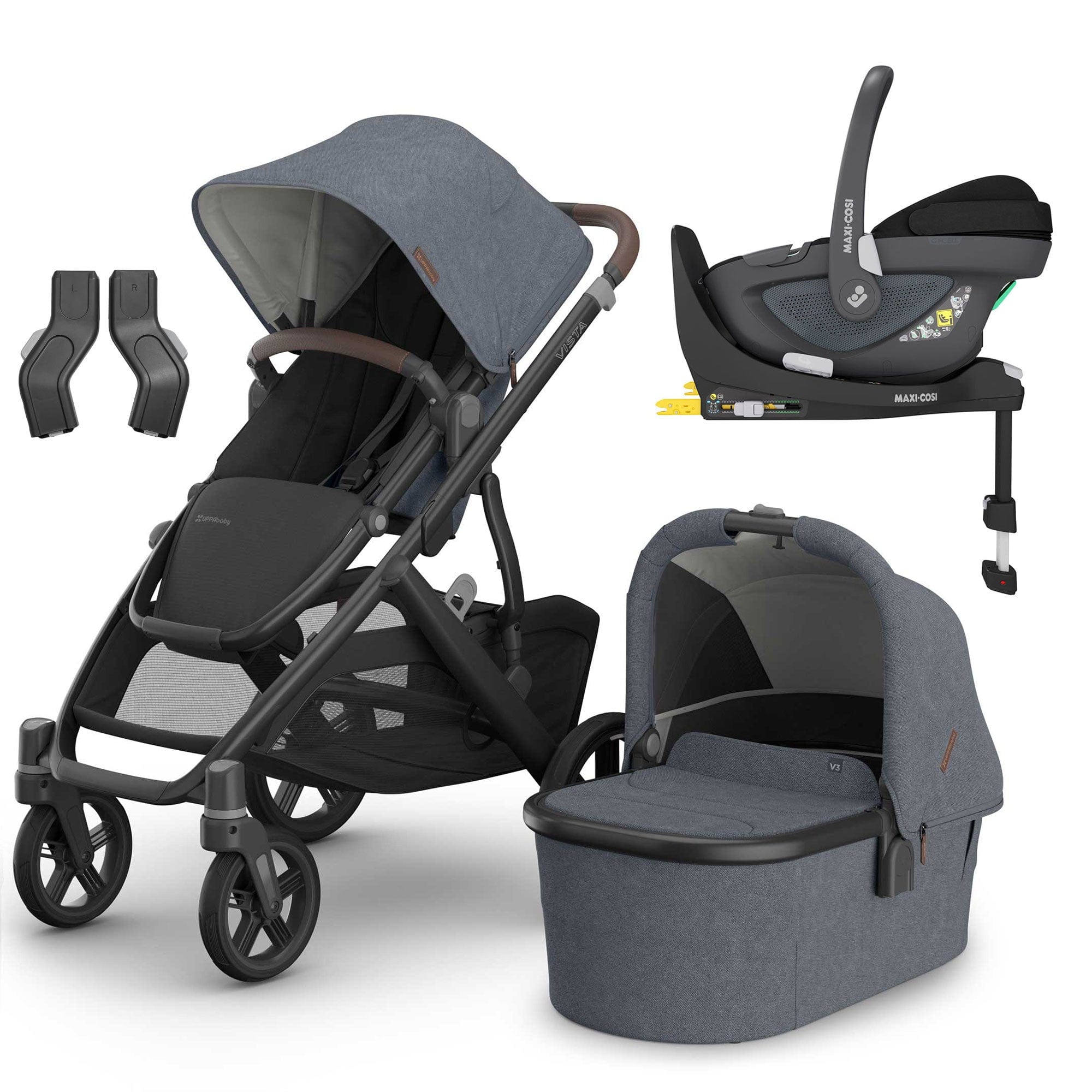 Uppababy Vista V3 Maxi-Cosi Travel System in Julian Travel Systems 20041-JUL-1 810177712299