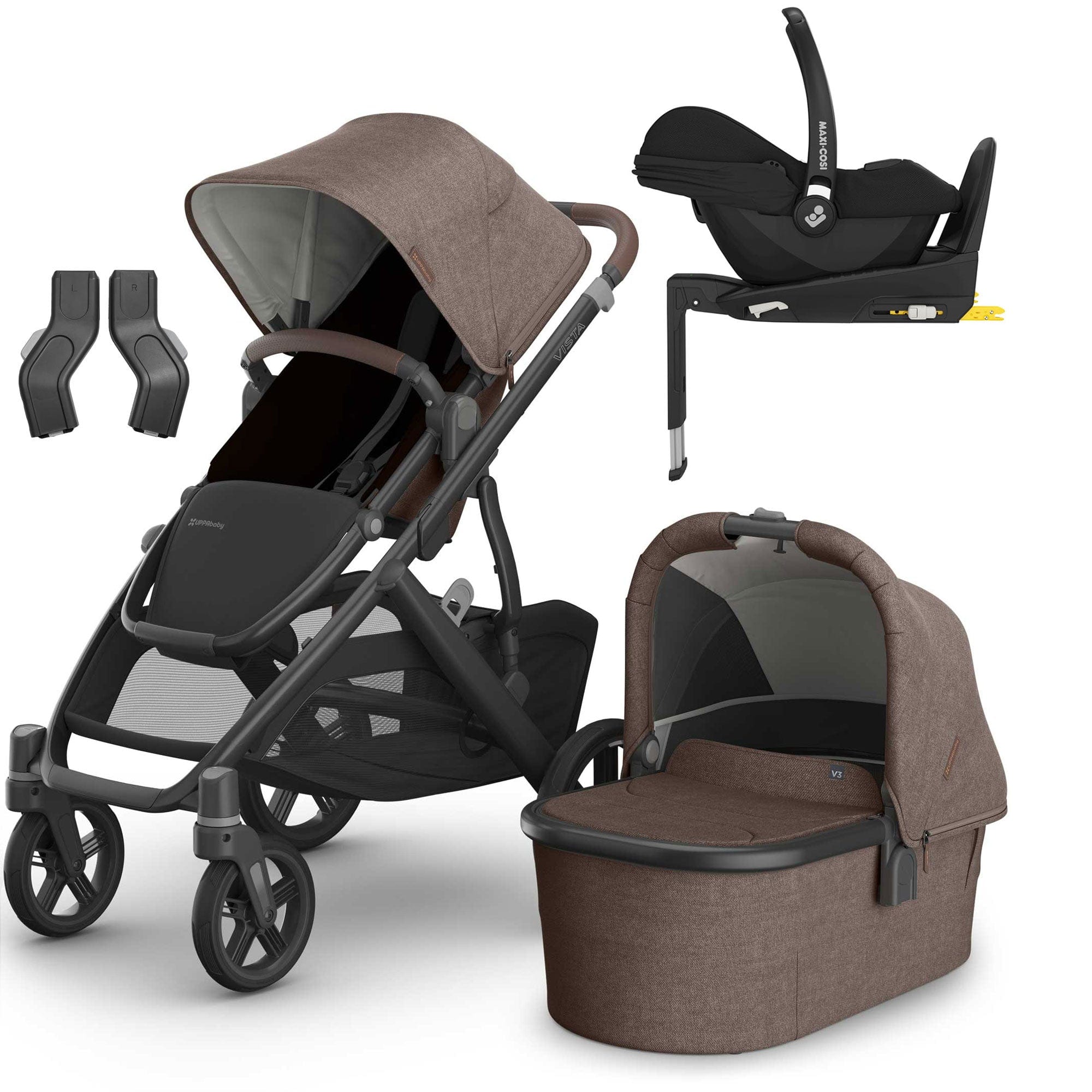 Uppababy Vista V3 Maxi-Cosi Travel System in Owen Travel Systems 20042-OWN 810177712305
