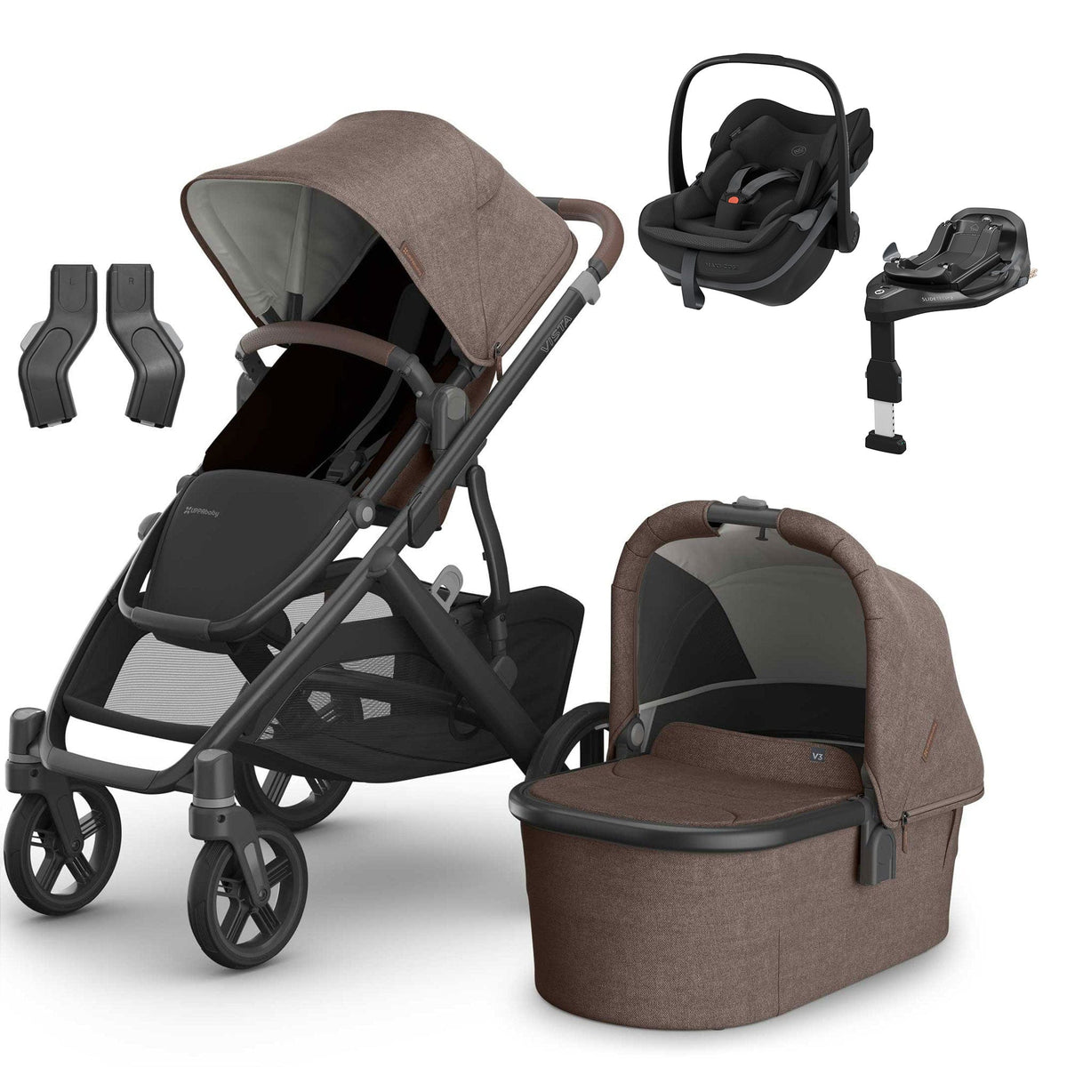 Uppababy Vista V3 Maxi-Cosi Travel System in Owen Travel Systems 20042-OWN-3 810177712305