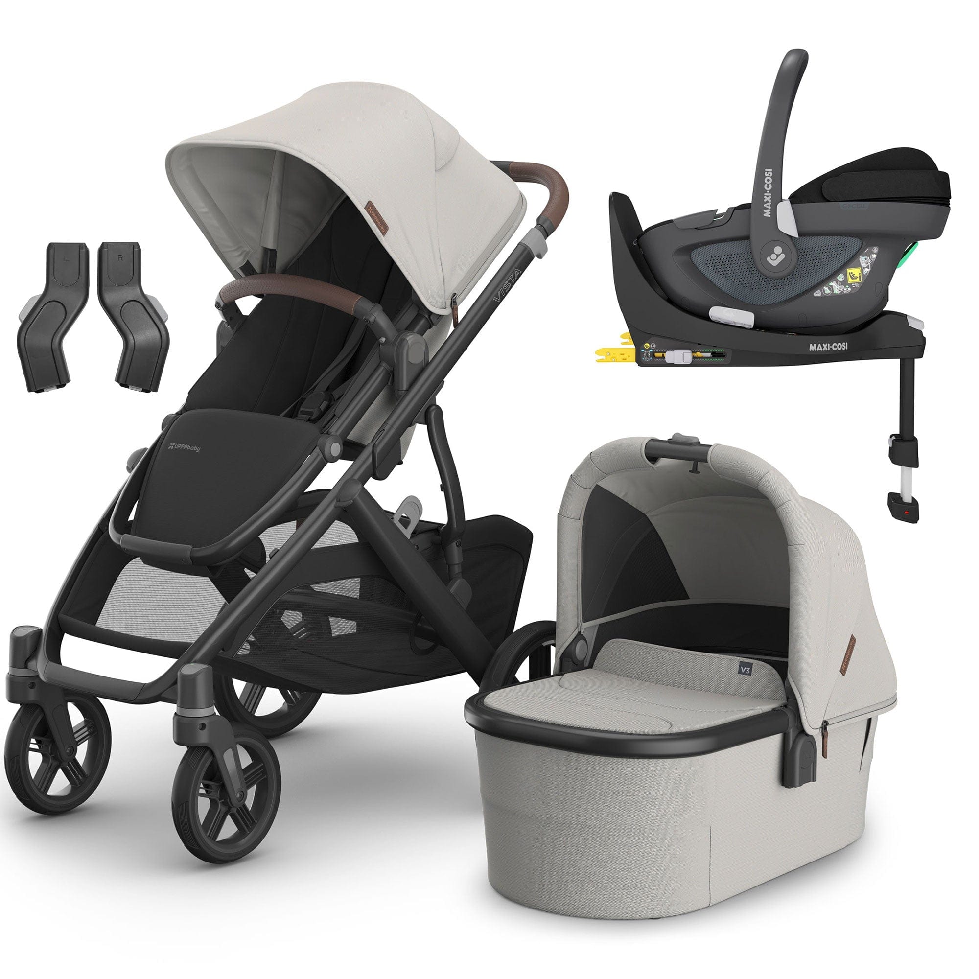uppababy travel systems Uppababy Vista V3 Maxi-Cosi Travel System in Savannah
