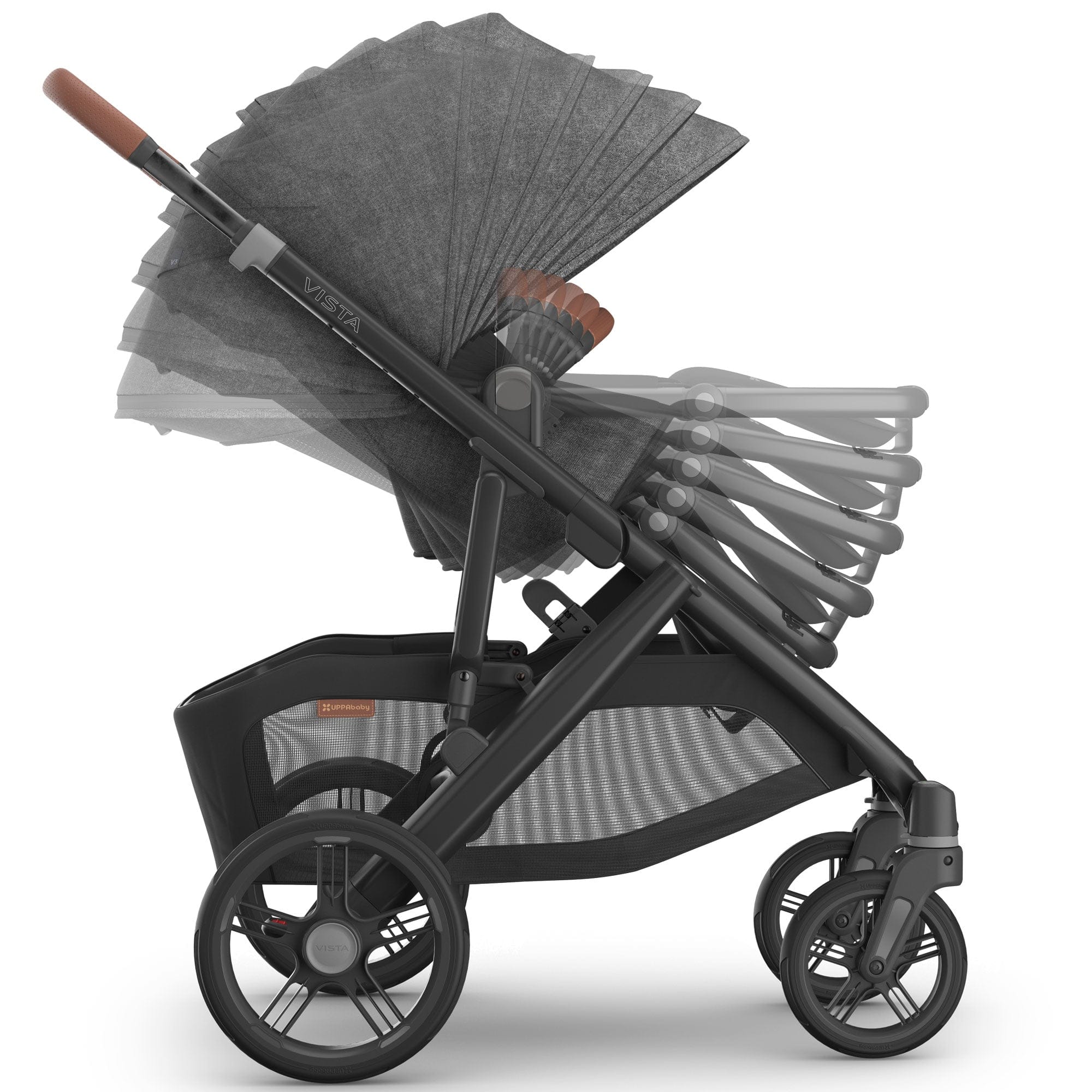 Uppababy Vista V3 Mesa & Base Travel System in Greyson Travel Systems 16572-GRE 0810142394154