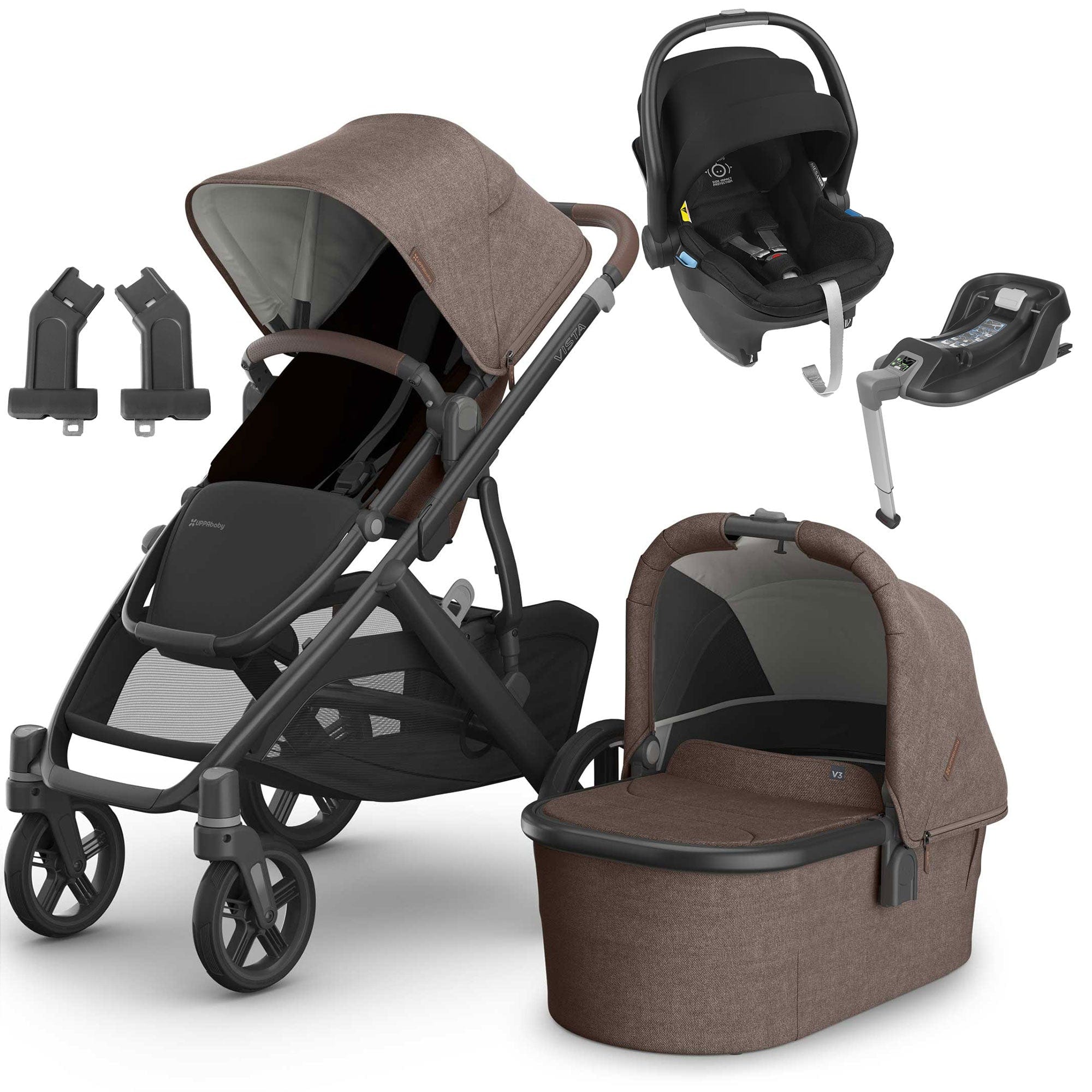 Uppababy Vista V3 Mesa & Base Travel System in Owen Travel Systems 20030-OWN 810177712305